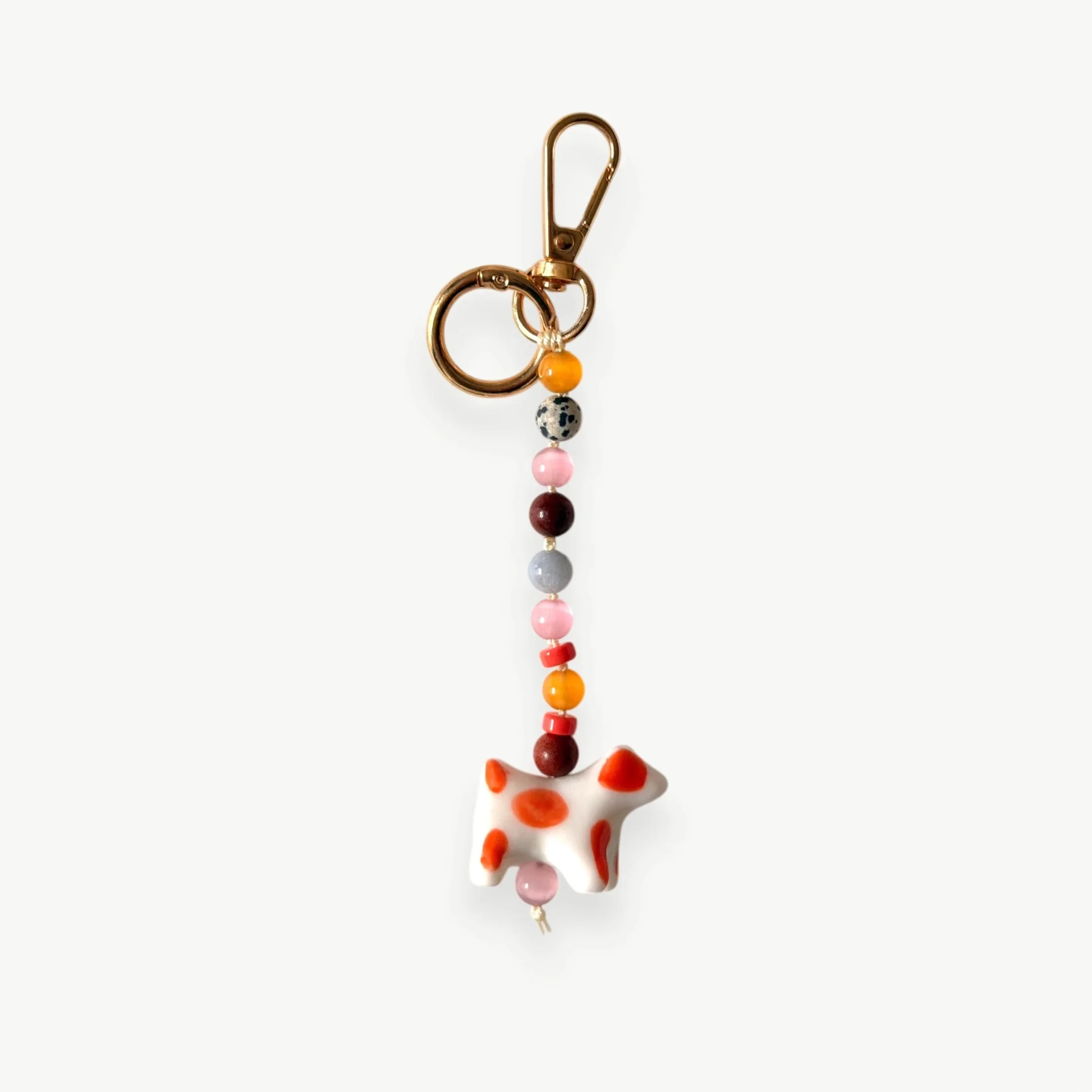playful accessorise, jewellery with a dog, ceramic art