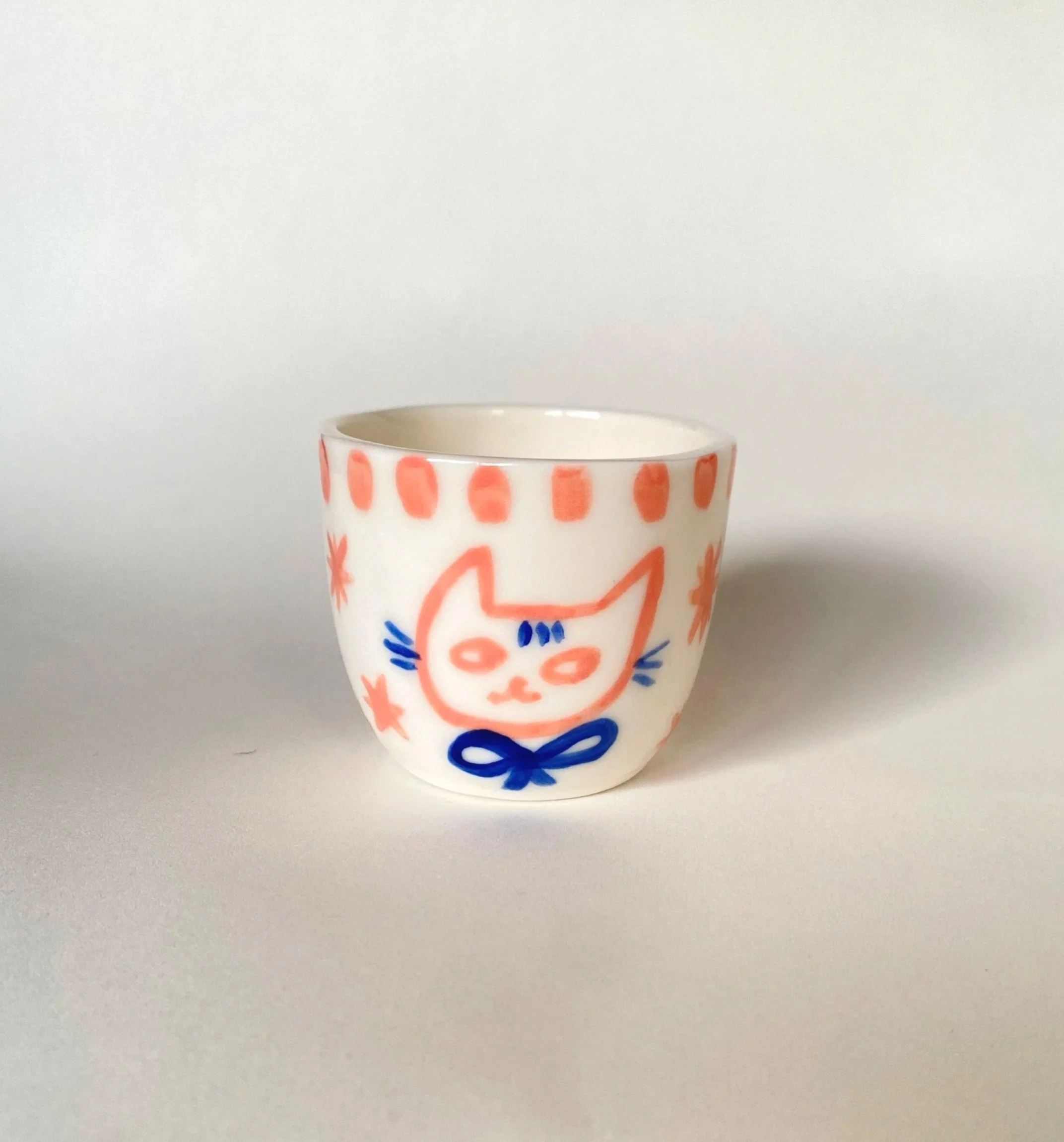 espresso cup with cat