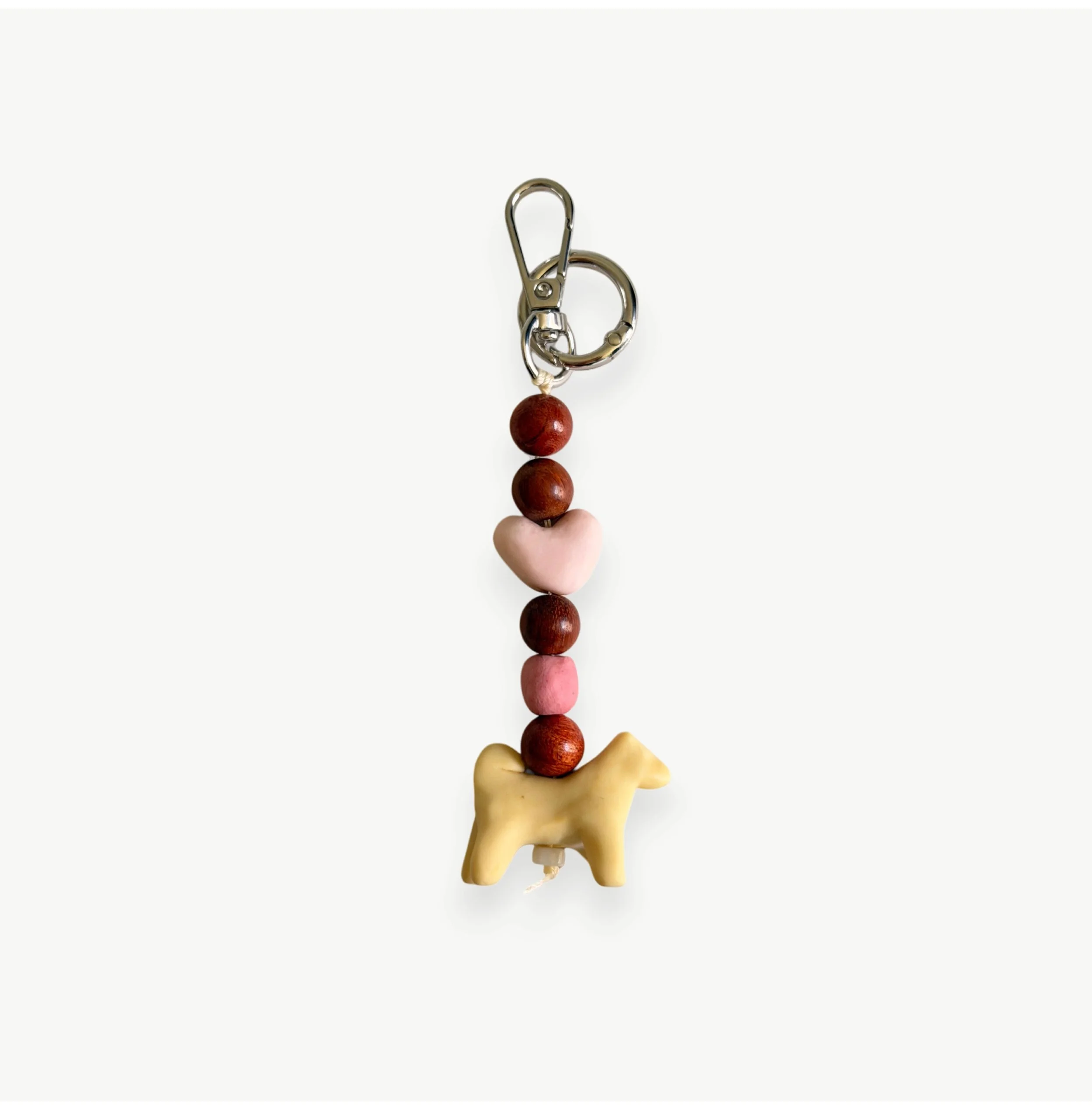 Keychain with a dog  (different colours)