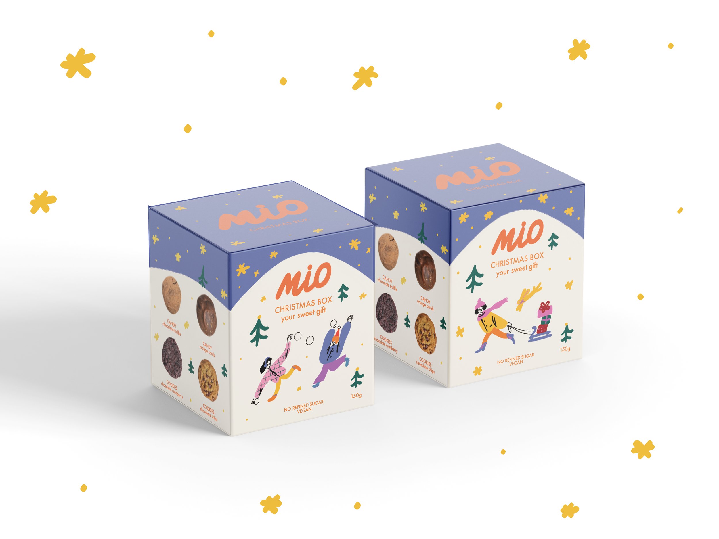 Packaging for Christmas cookie box