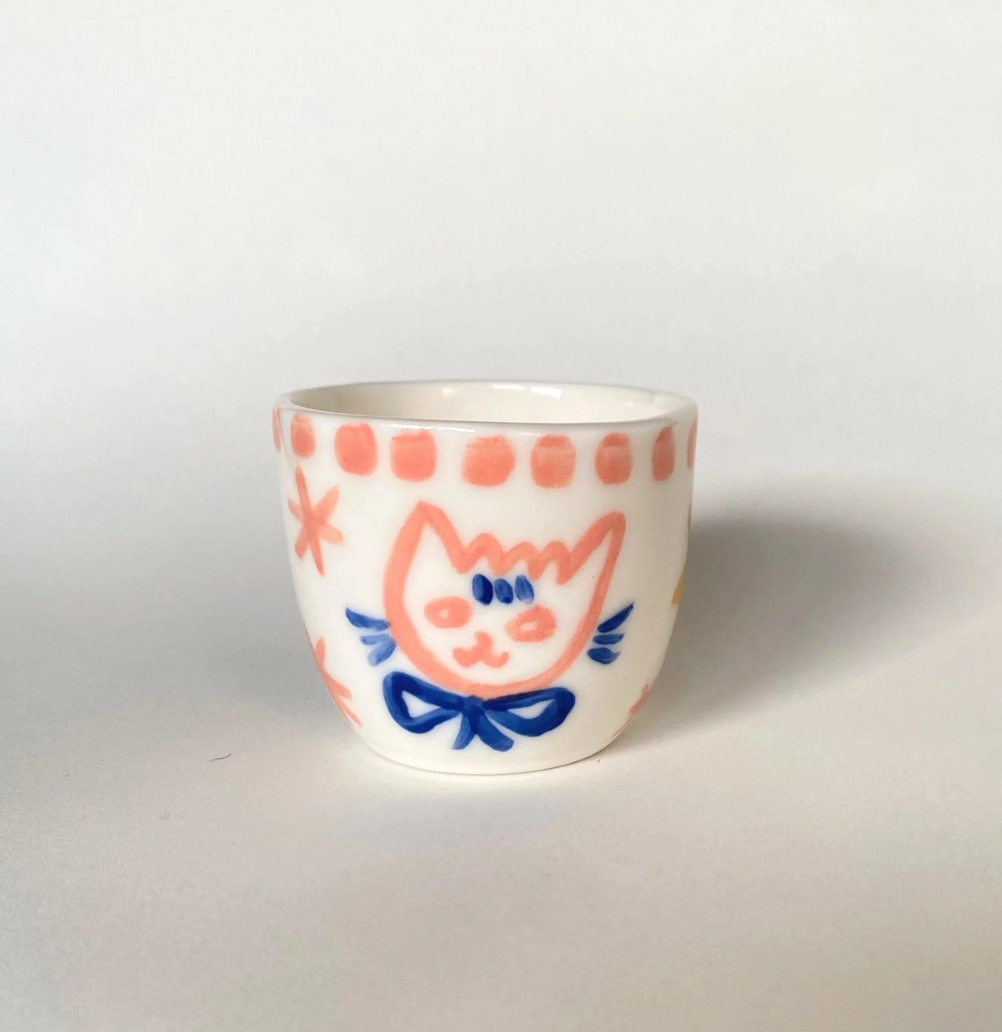 espresso cup with cat