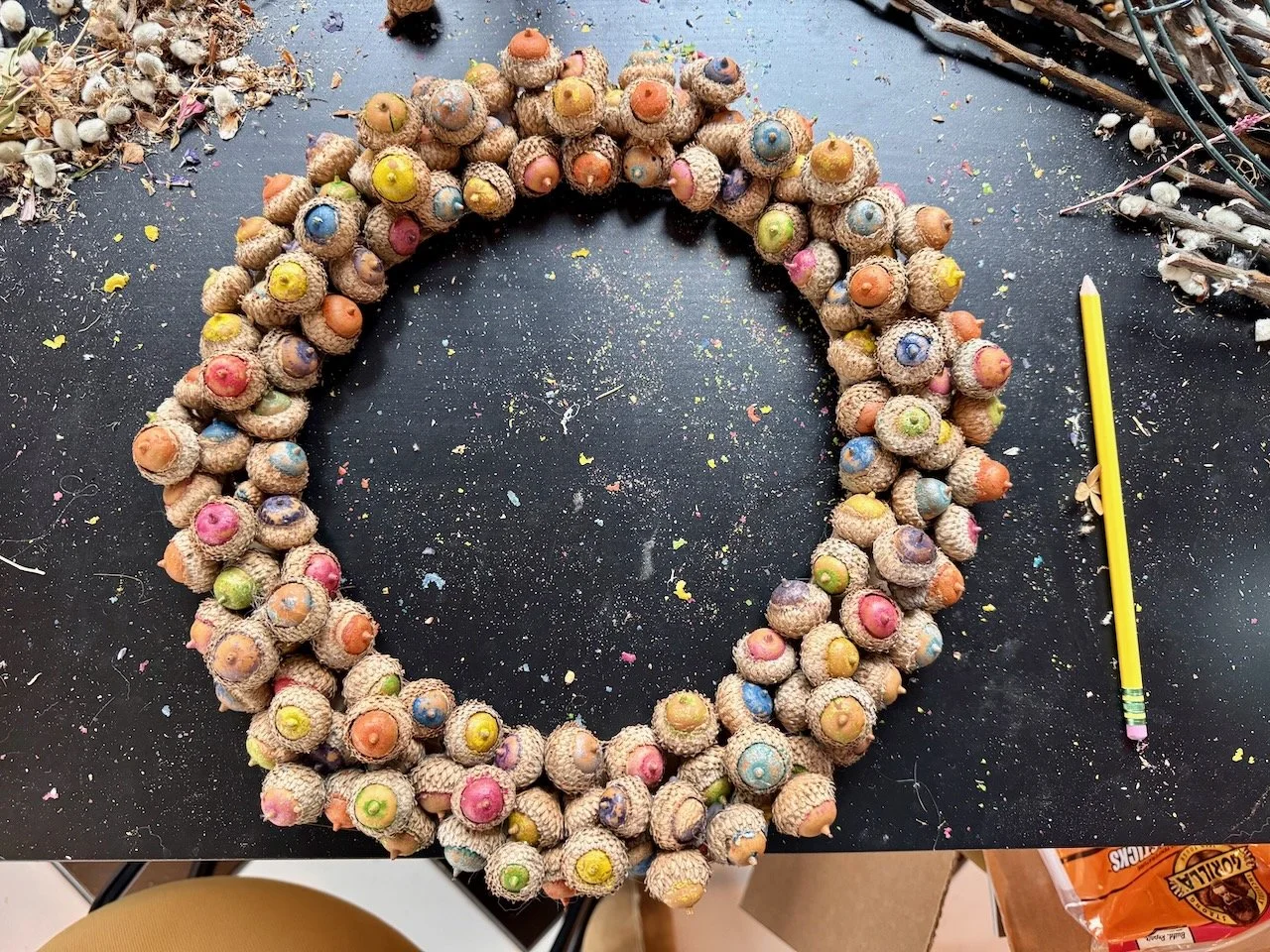 Acorn "Easter Egg" Wreath