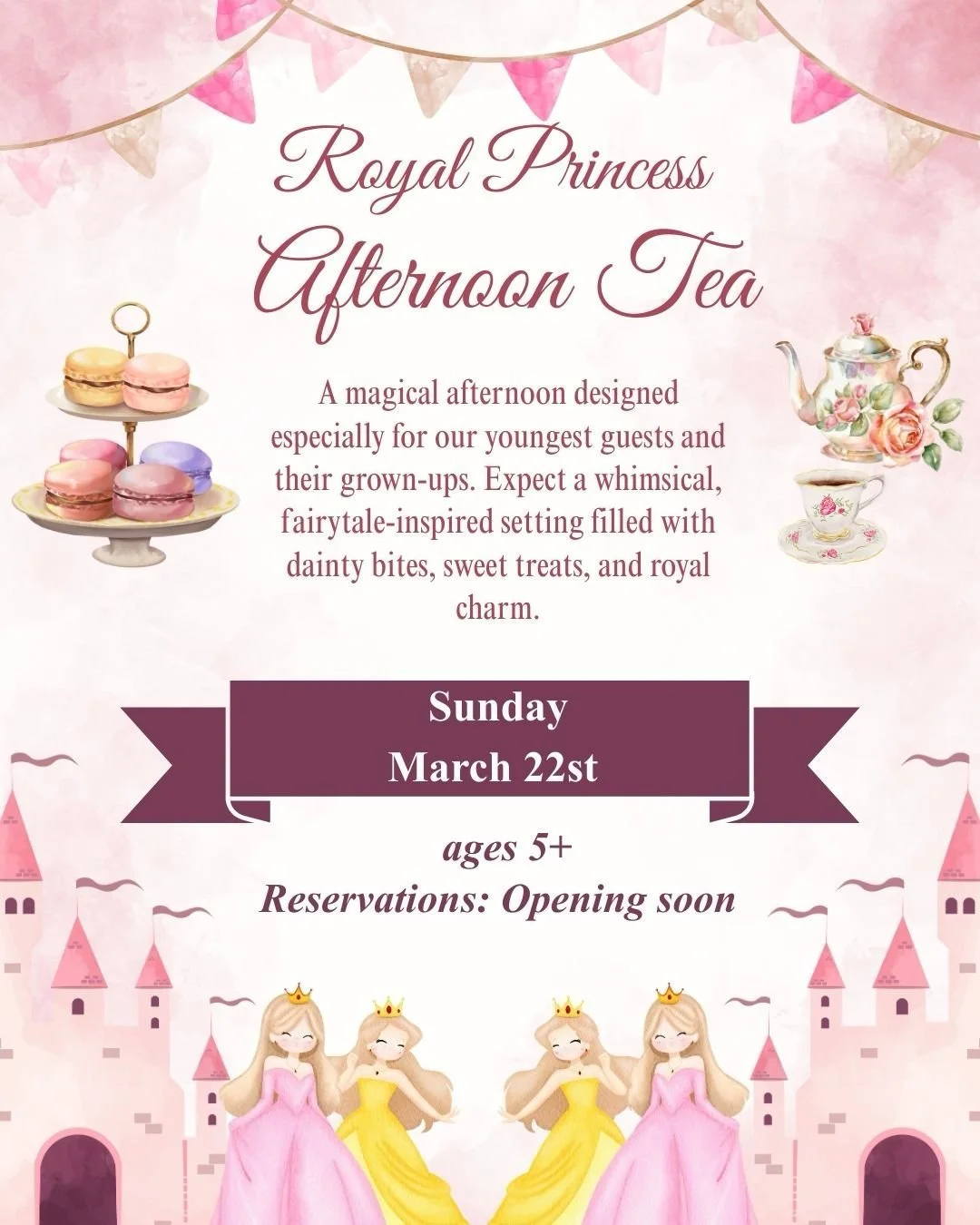Royal Princess Afternoon Tea