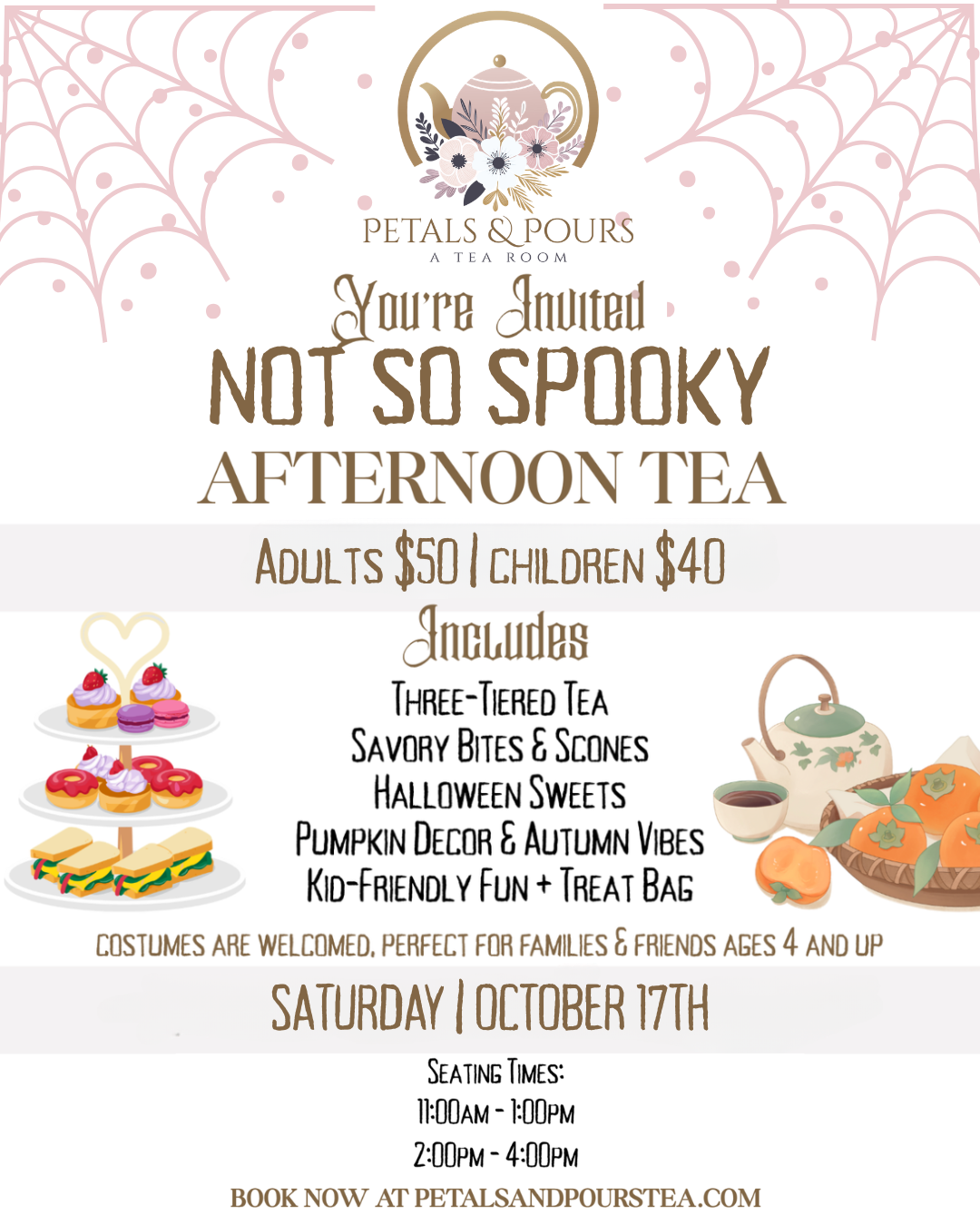 Not-So-Spooky Halloween Afternoon Tea 🎃 