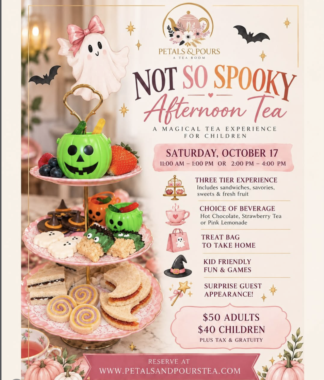 Not-So-Spooky Halloween Afternoon Tea 🎃 