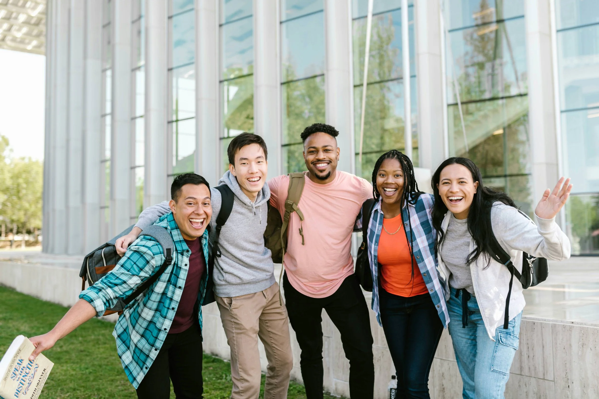 A group of students attend a student-alumni networking mixer