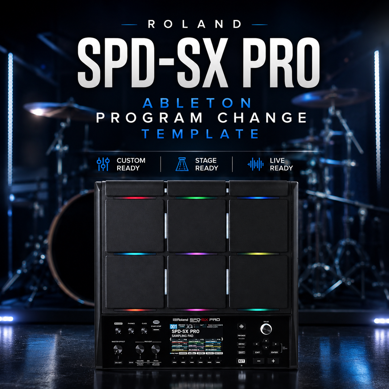Roland SPD-SX PRO Ableton Live Program Change Template