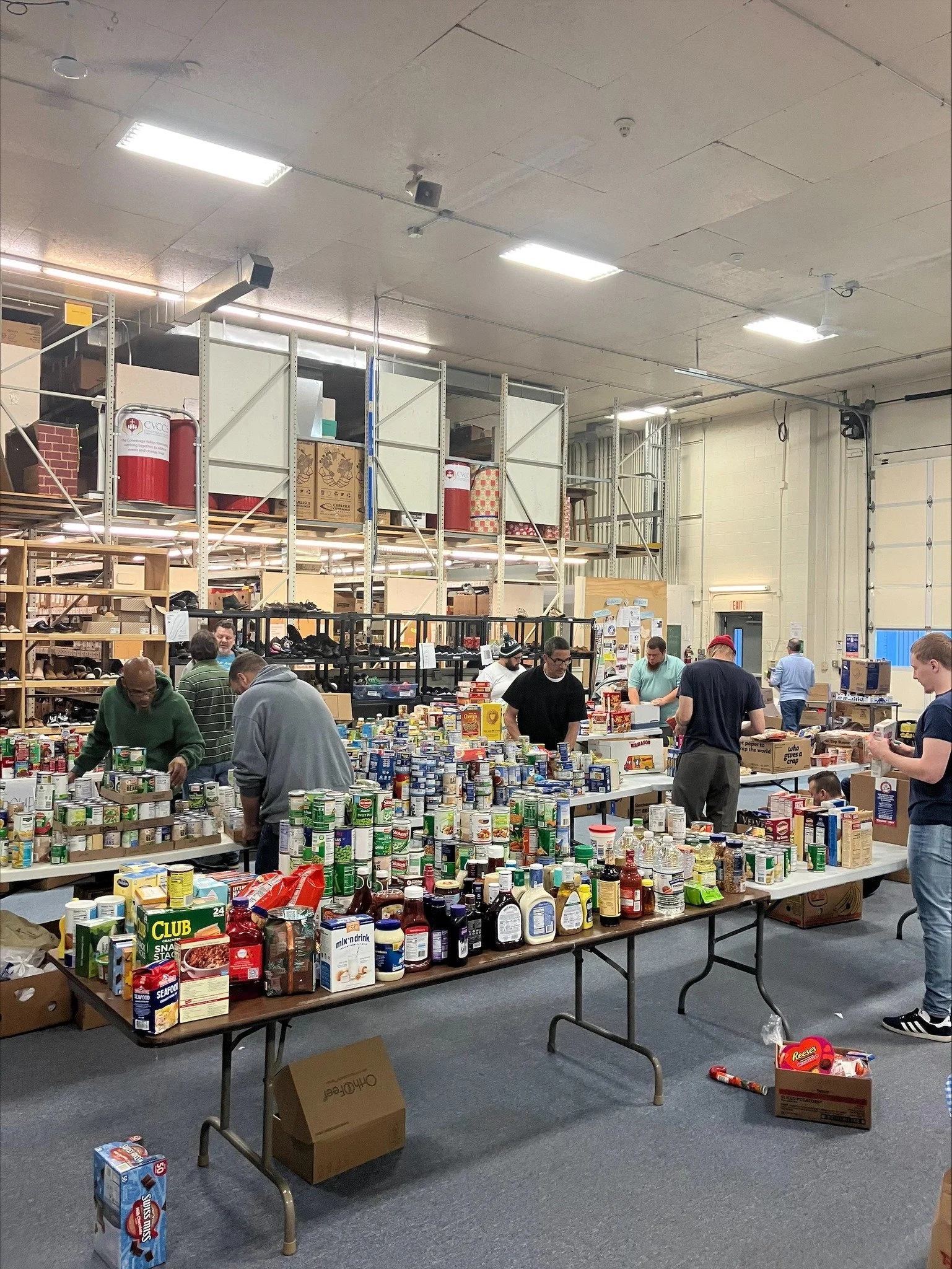 So proud of these guys! 🙌

This weekend, a group of our male students spent their Saturday serving at the CVCCS food drive &mdash; sorting, packing, organizing, and making sure families in our community have what they need.

Watching them work toget