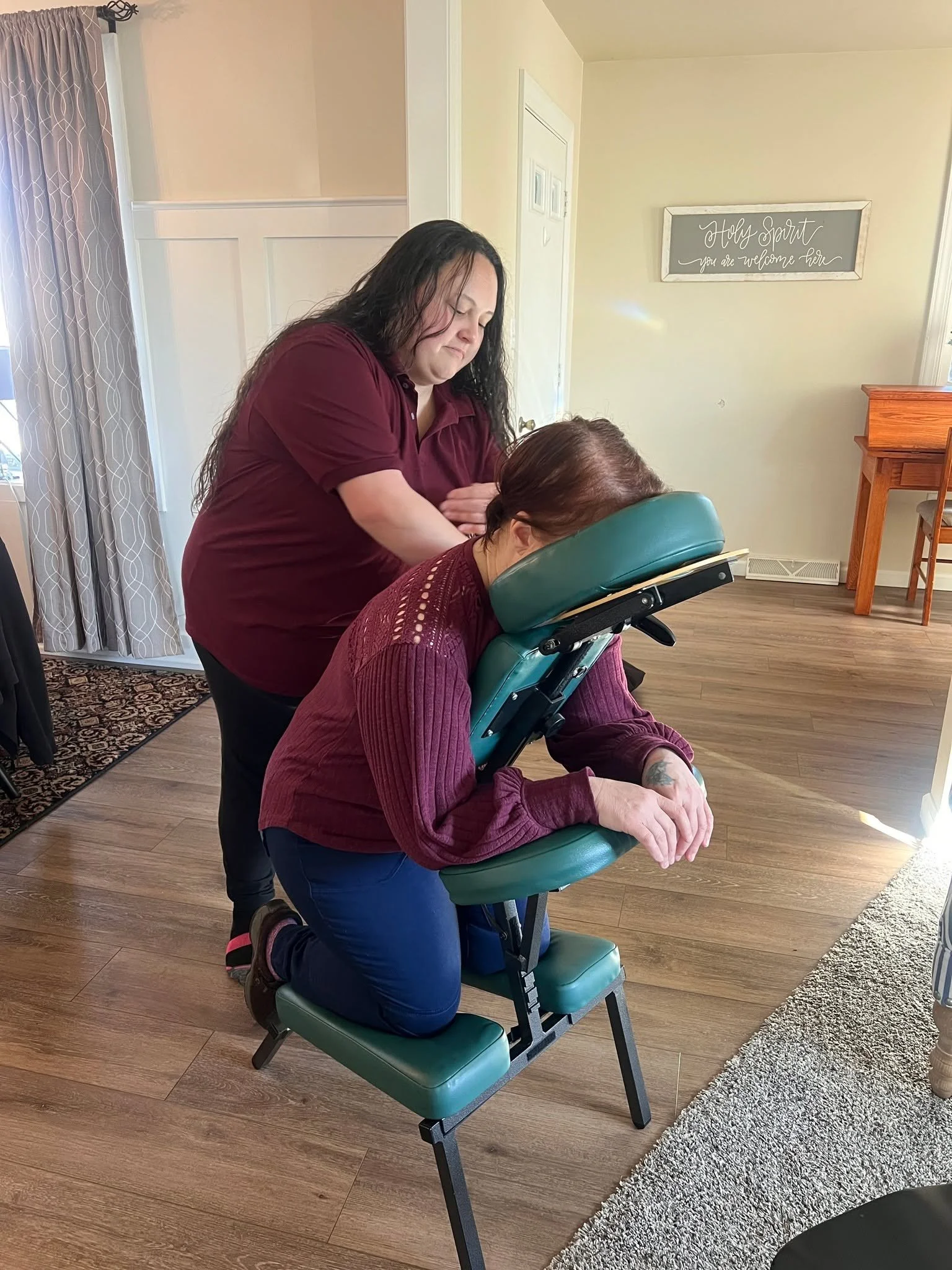 Before we look fully ahead to 2026, we want to pause and say thank you.

On Christmas Eve, our ladies were blessed in a very special way by Allycia Barr, a dear friend and massage therapist, who generously gave of her time and gifts to serve the wome