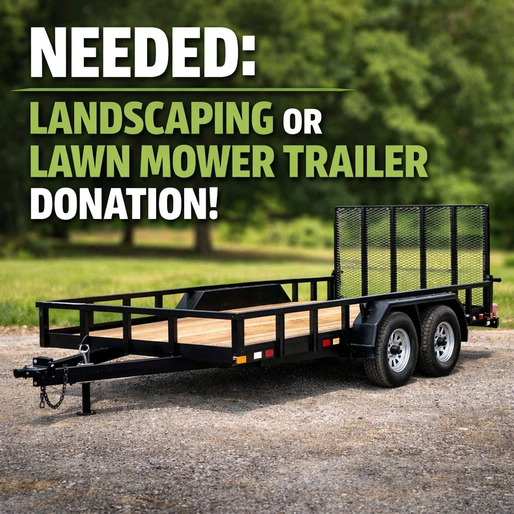 We have an immediate need at The Potter&rsquo;s House!

We are currently looking for a landscaping trailer or lawn mower trailer to be donated to support the work being done through the ministry. This equipment would make a meaningful difference in h