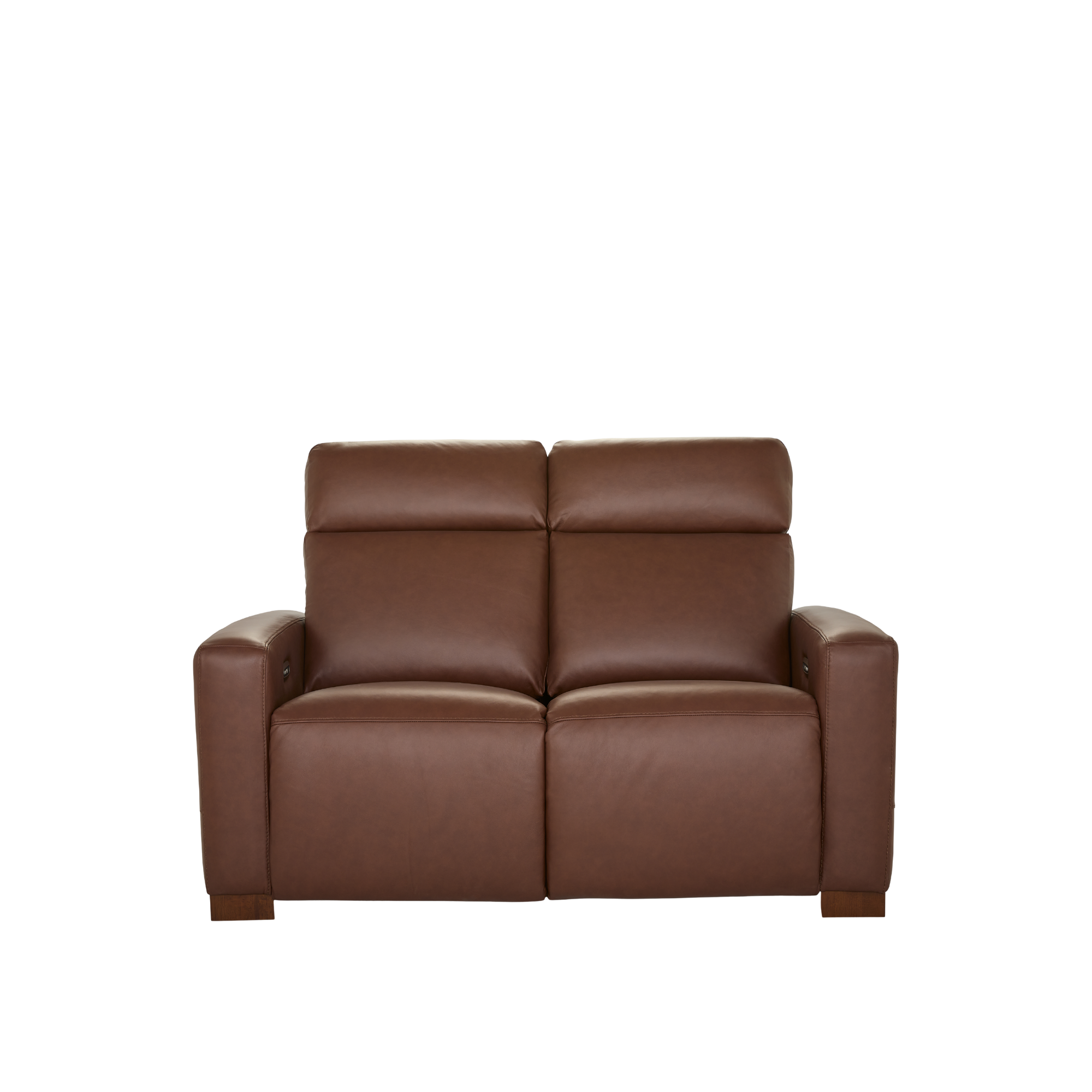 ACADIA LEATHER LOVESEAT W/ HEADREST