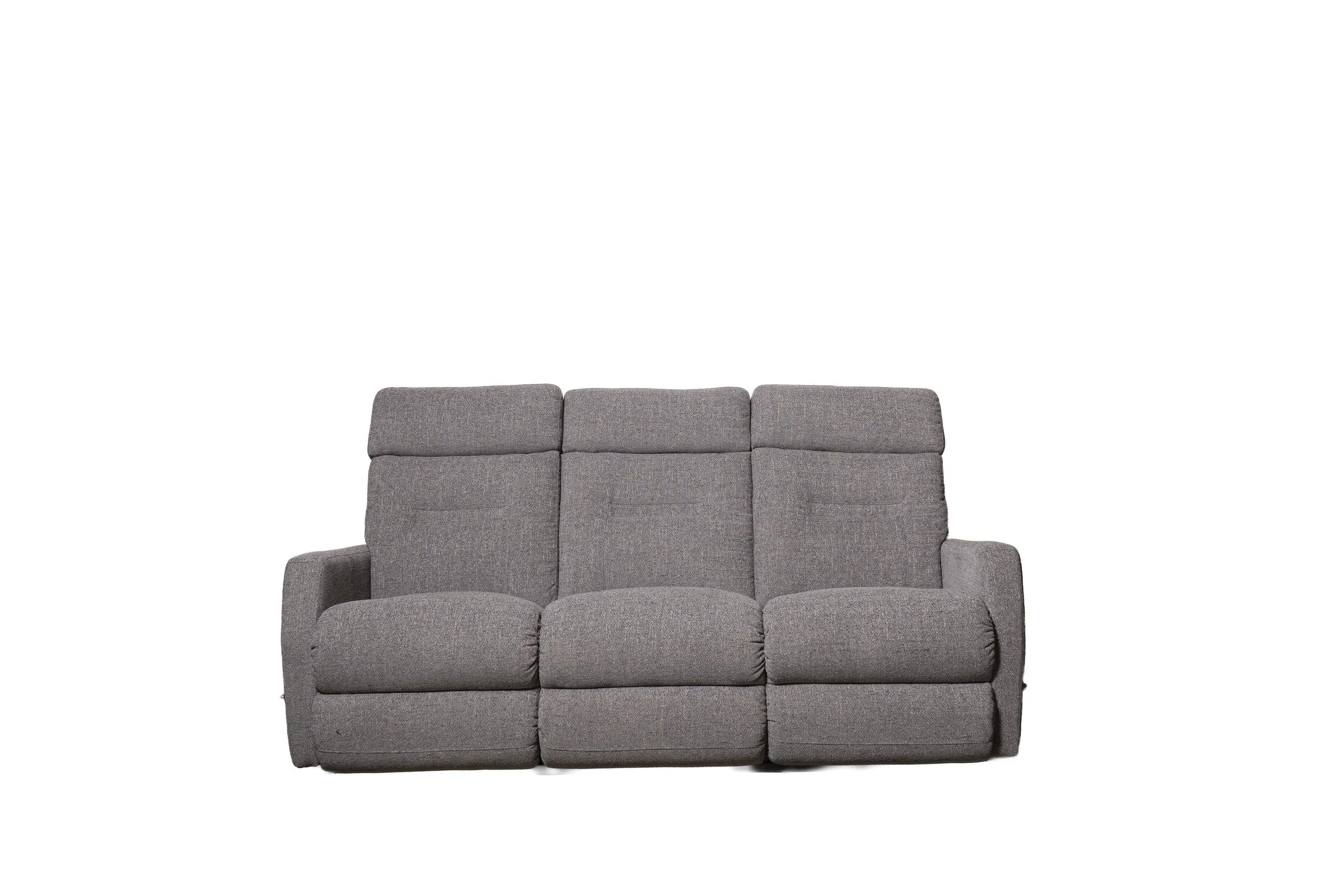 LENNON RECLINING SOFA GREY FABRIC