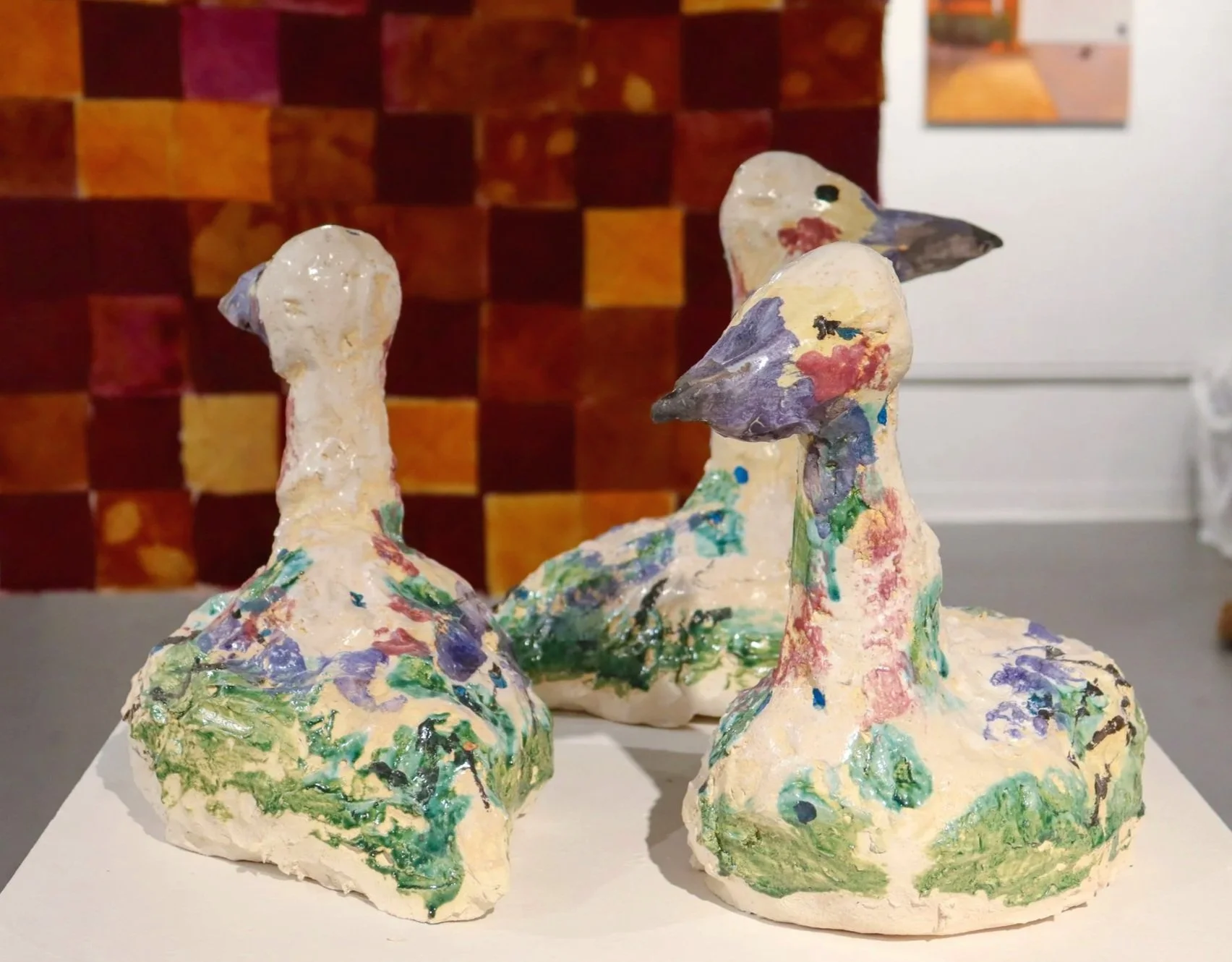 In a Row, 2026

glazed earthenware

15 in x 16 in x 8 in (x3)
