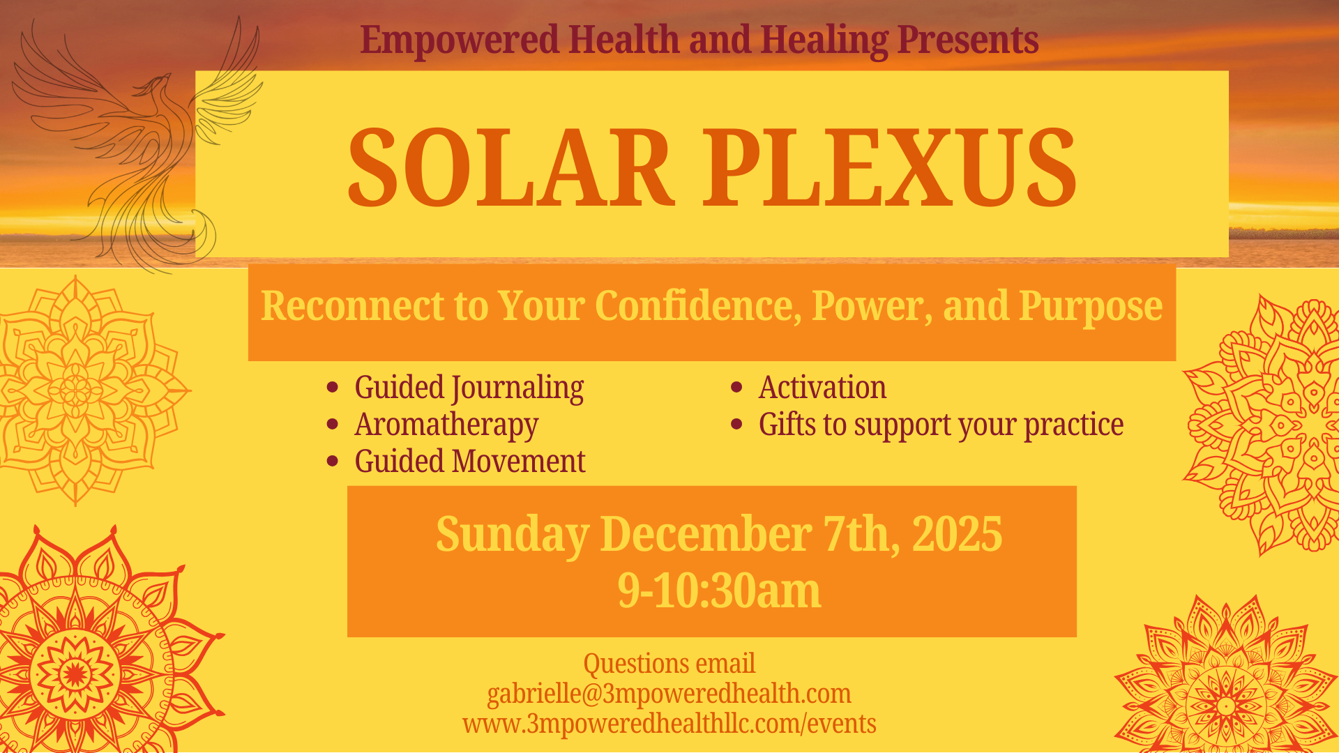 Mini Solar Plexus Workshop