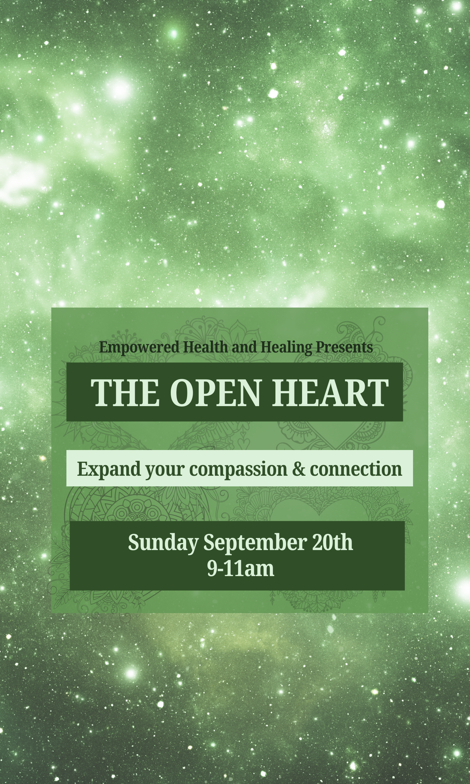 The Centered Self: Open Heart