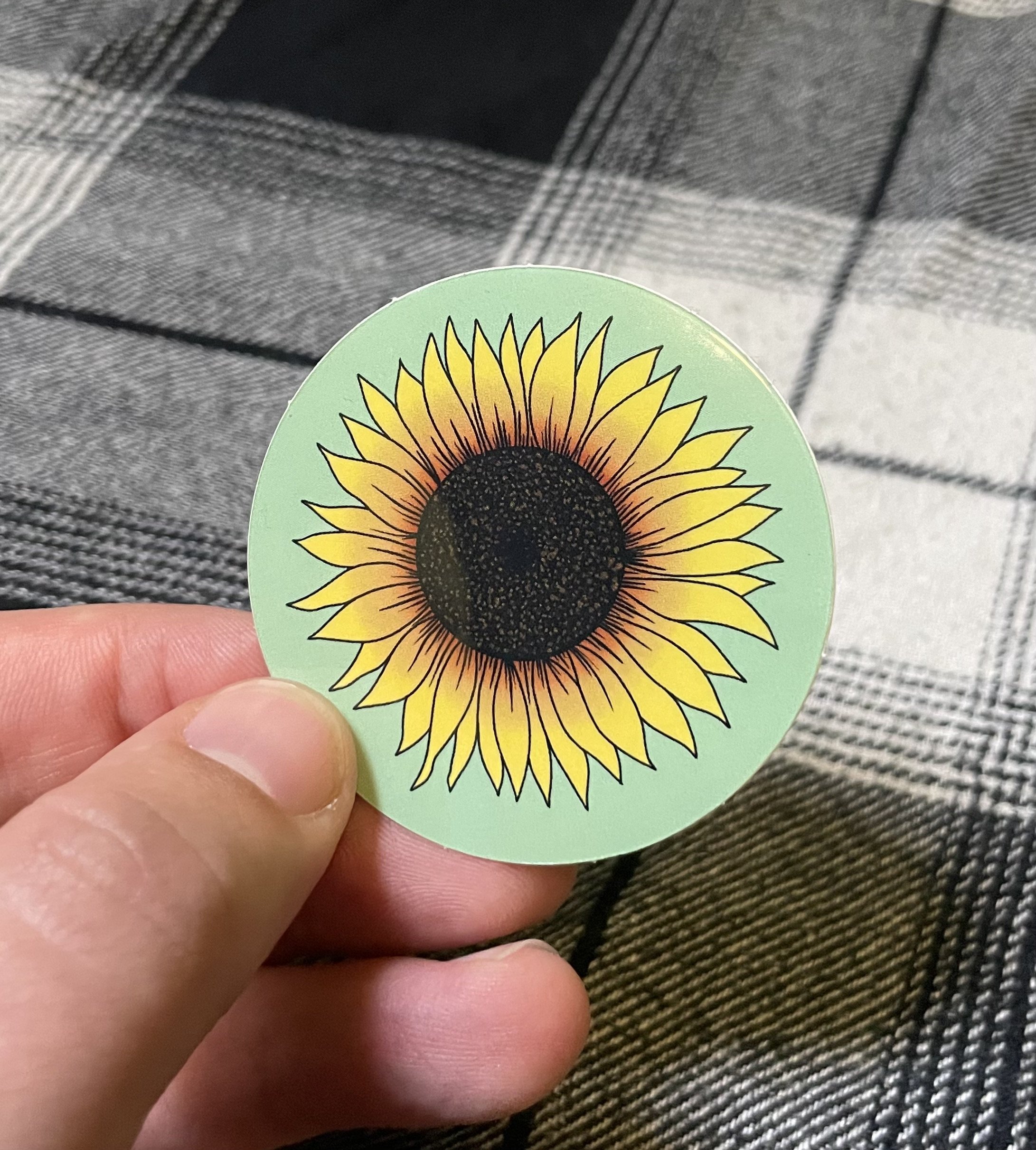 sunflower sticker