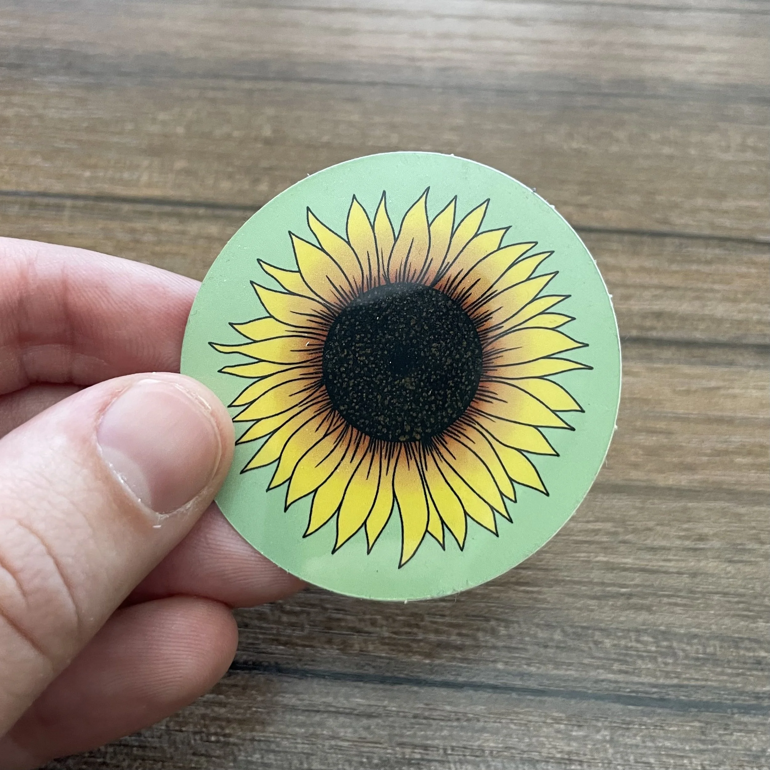 sunflower sticker