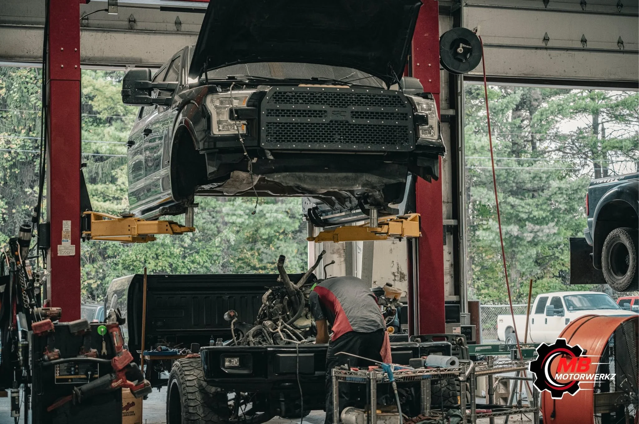 This 2016 Ford F-150 3.5L EcoBoost came in for an exhaust manifold gasket replacement. Living in the rust belt means some jobs take more time than expected, every bolt fights back. For this repair, pulling the cab made the job smoother and ensured ev