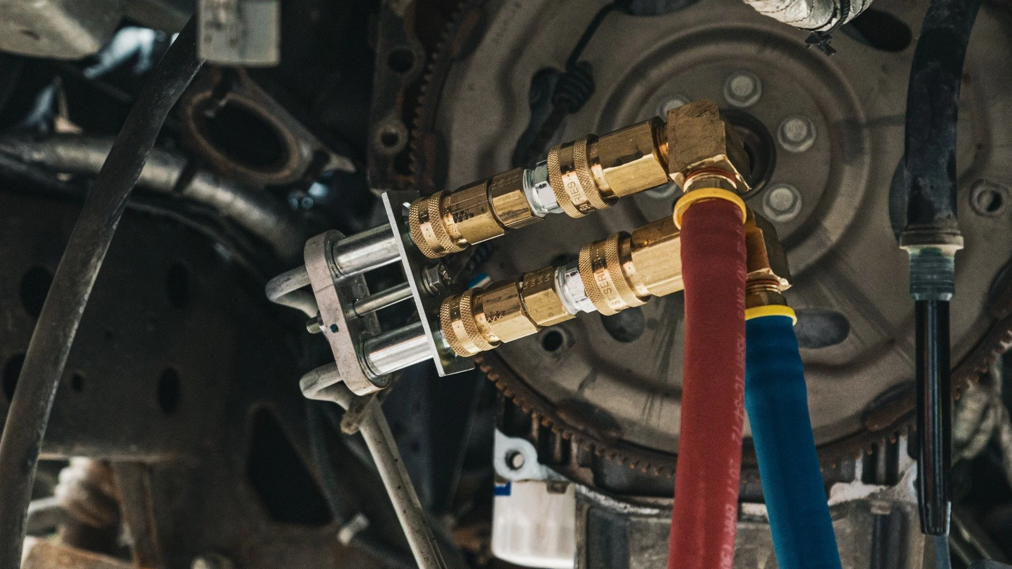 We have added a new hot flush machine to the shop! This allows us to fully flush out contaminants, buildup, and debris from the system using heated fluid, which is far more effective than a standard drain and refill. It helps restore proper flow, imp