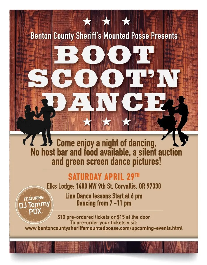 Flyer for a Community Dance