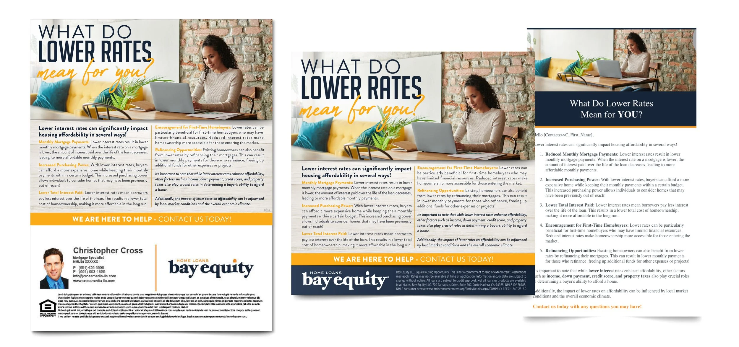 Flyer, Social Media Image and Email