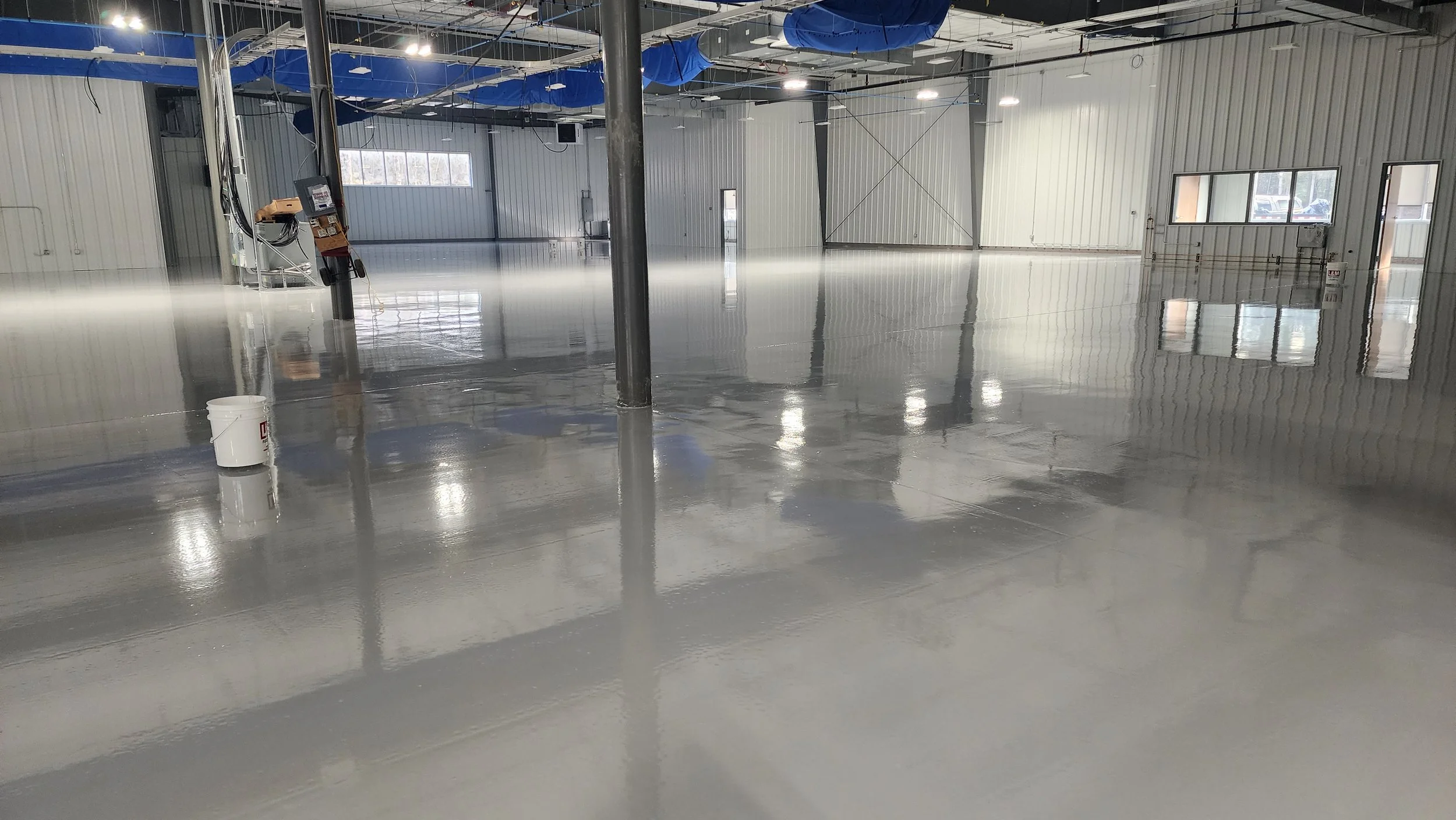 Able Medical Devices, 25,000 sq ft Hermetic Neat Epoxy Flooring System