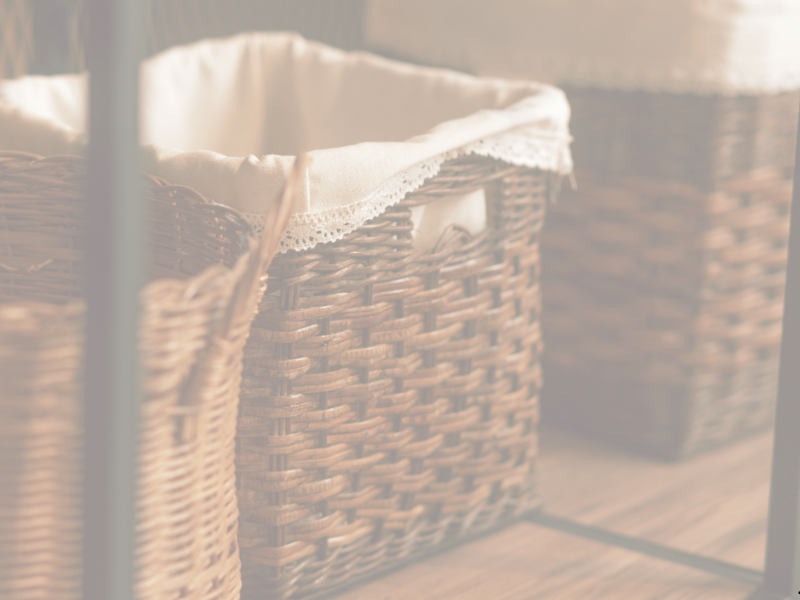 organizing baskets