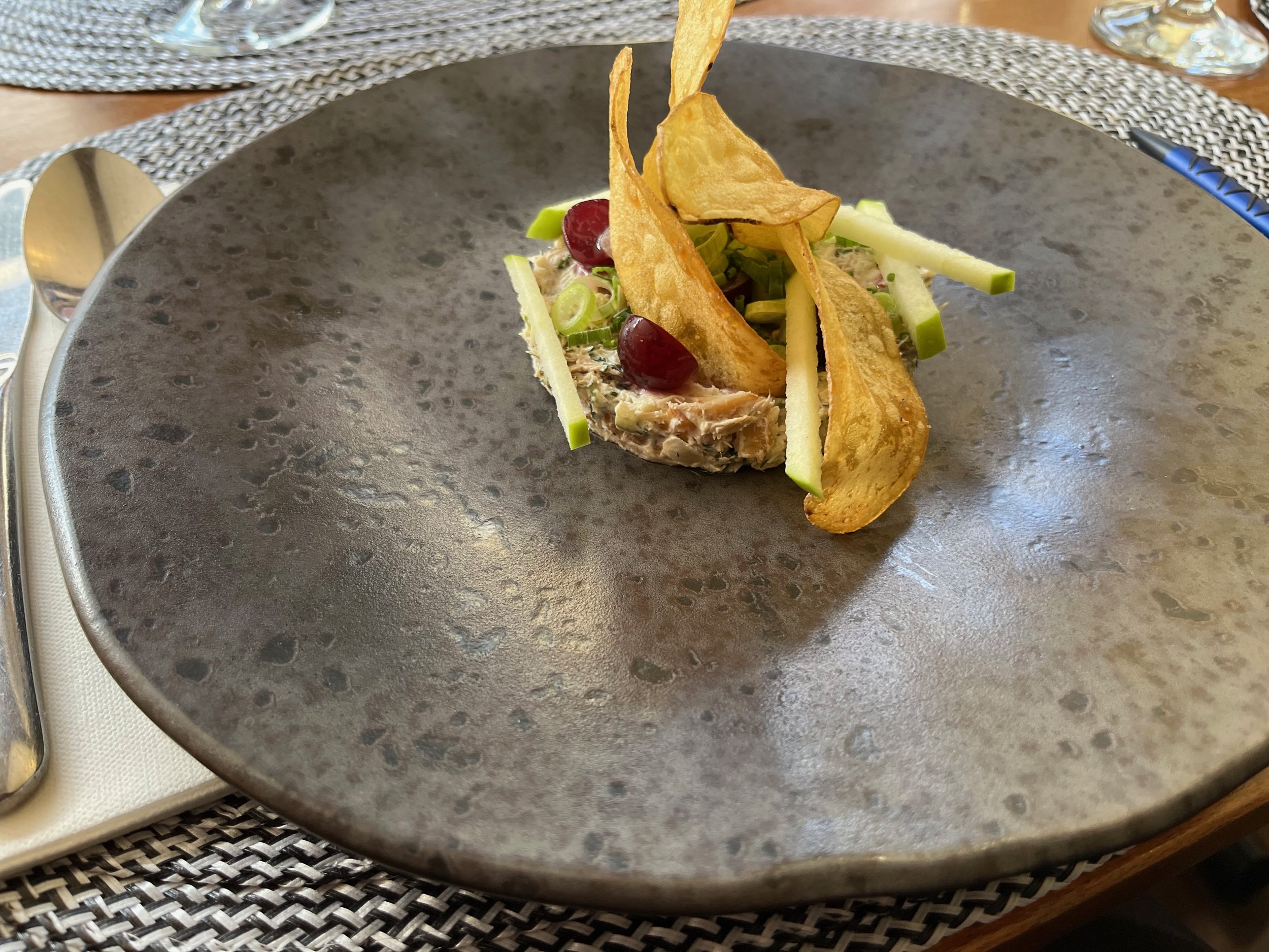 Homemade mackerel pate with tuile.jpeg