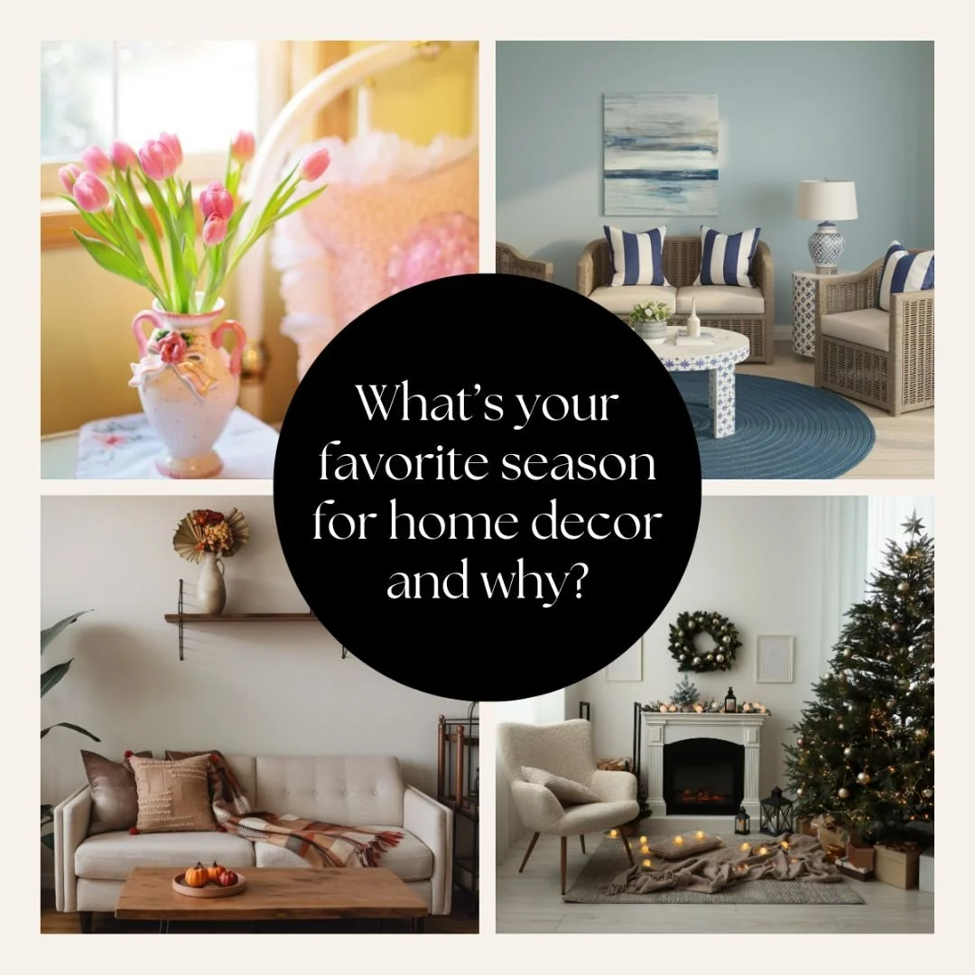 What&rsquo;s your favorite season to decorate for? 🌟

Is it the vibrant hues of spring, the fun and cheerful themes of summer, the warm tones of fall, or the twinkling touches of winter? Each season brings unique charm and countless ways to refres