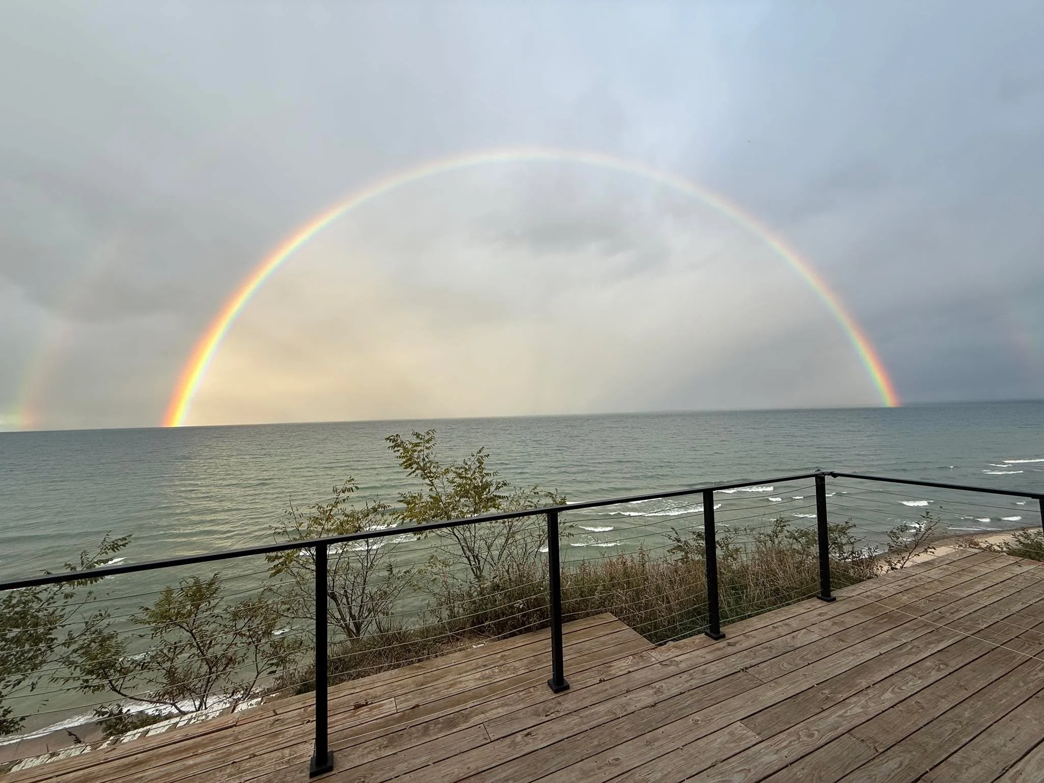 Unbelievable sight this morning SouthHavenKing