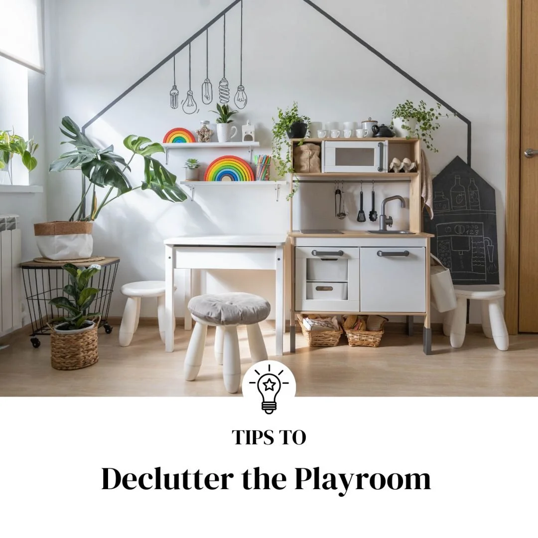 A tidy playroom = more space to play and less stress for everyone! Here are a few easy ways to get started:

✅ Sort toys into keep, donate, or toss piles
✅ Use bins, baskets, and shelves to keep everything organized
✅ Rotate toys regularly to red