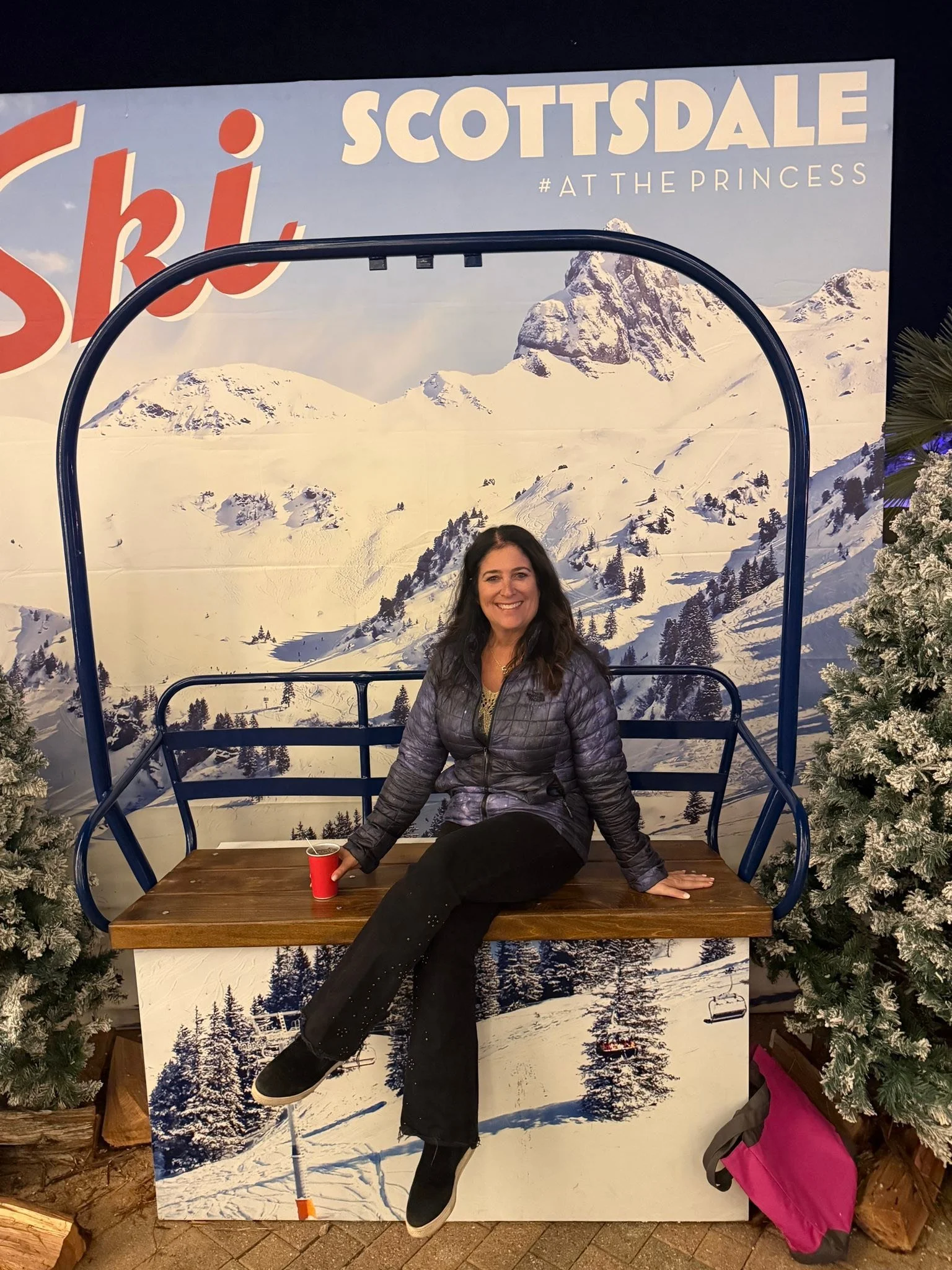 Enjoying the evening at the Princess