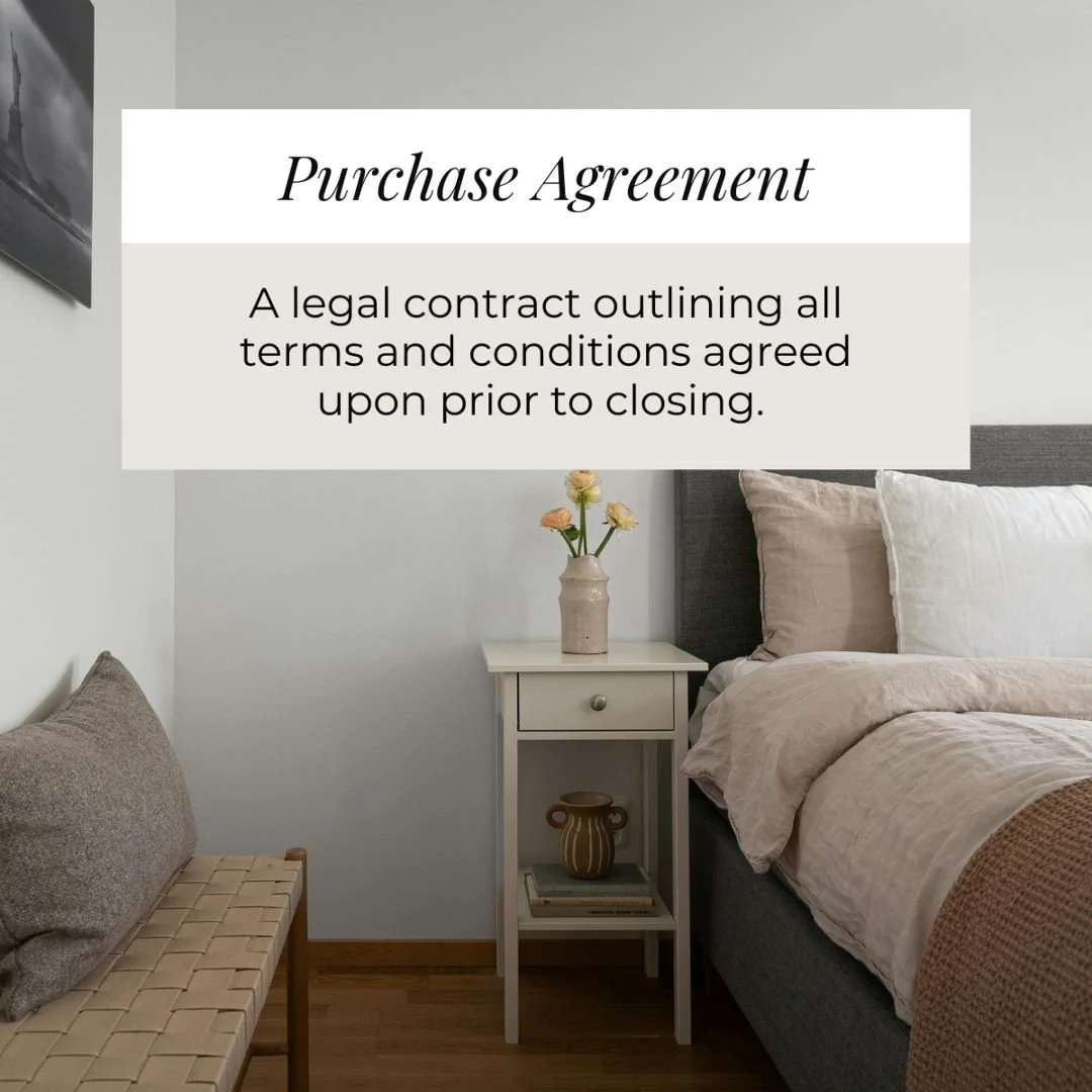 Ever wondered what officially locks in a home purchase? 🏡✍️ It&rsquo;s the purchase agreement!

This legally binding document outlines all the terms, conditions, contingencies, and the agreed-upon price between the buyer and seller. Once signed, i