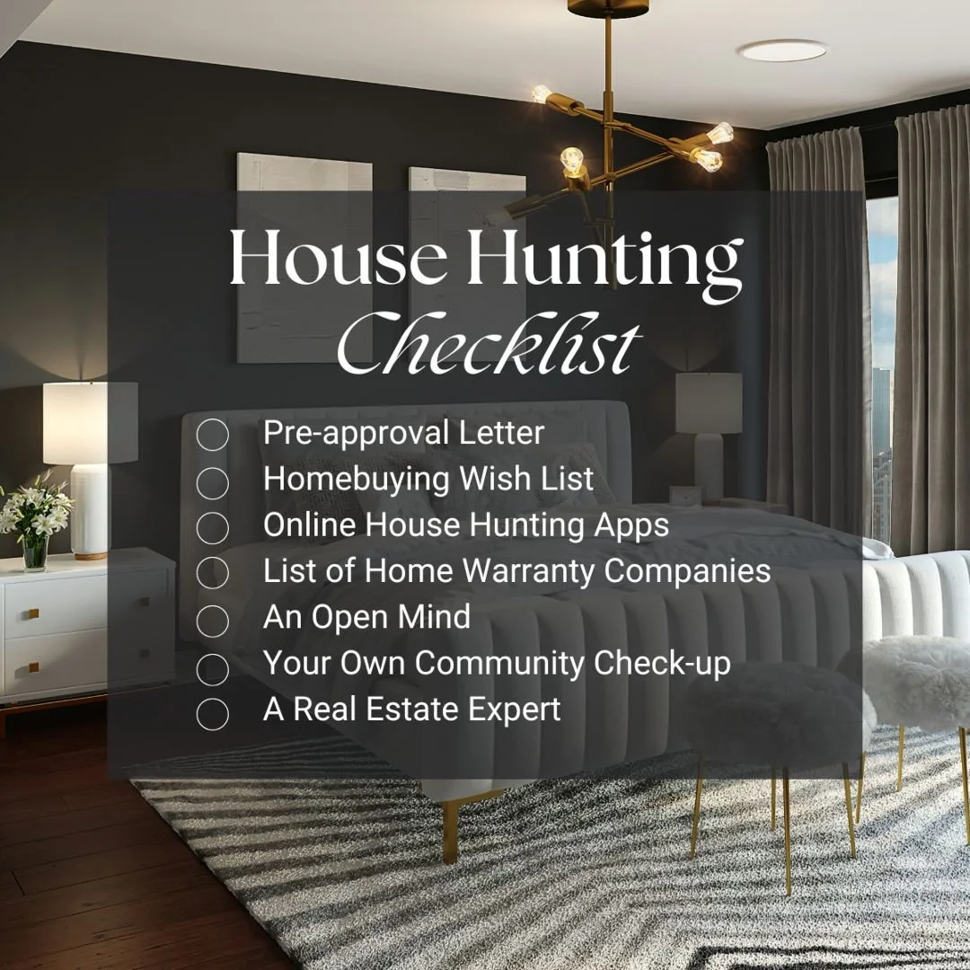 🏡 Getting Ready to House Hunt?

Save this checklist to make sure you have all the essentials before you start touring homes! From budgeting tips to must-ask questions, being prepared makes the process smoother and more enjoyable.

📩 Have questi
