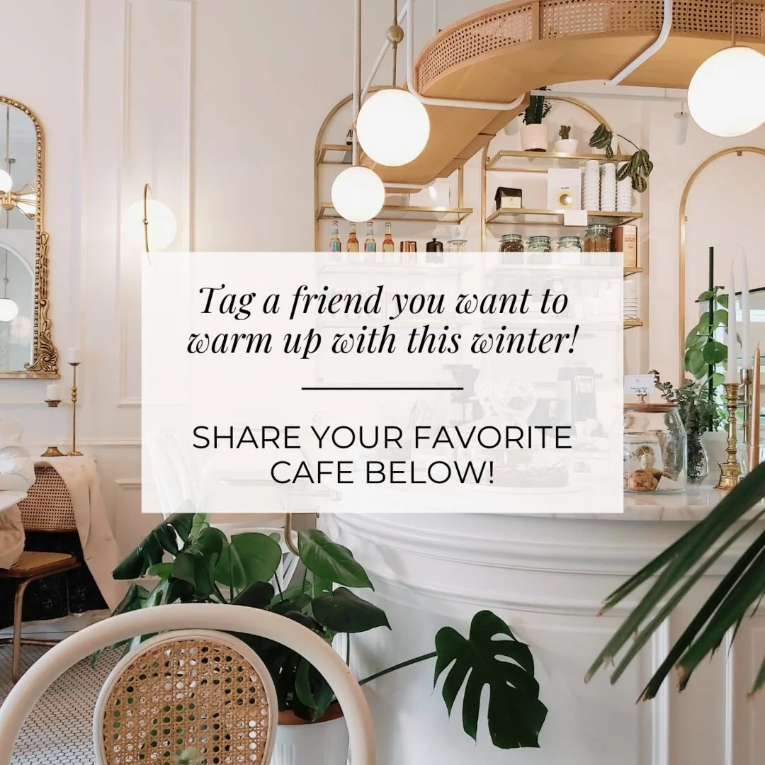 The holidays might be over, but it&rsquo;s still the season to be cozy. ❄️ ☕

Cafes and coffee shops are your best bet if you want to warm up, get cozy, and enjoy a delicious treat all in the same spot! 🔥

What are your favorite cafes in the are