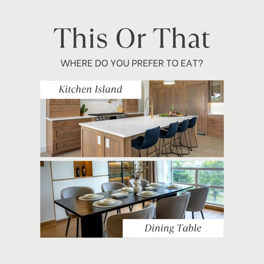 🍽️ Whether it&rsquo;s casual moments around the kitchen island or comforting dinners gathered around the dining table, the right space sets the tone for connection and conversation.

Your dining spot is more than a place to eat &mdash; it&rsquo;s 