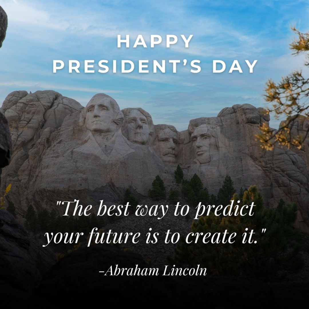 Happy Presidents&rsquo; Day!

Today is a reminder of leadership, legacy, and the importance of building a strong future.

Whether you&rsquo;re enjoying the day off or planning your next move, it&rsquo;s a great time to reflect on where you&rsquo;