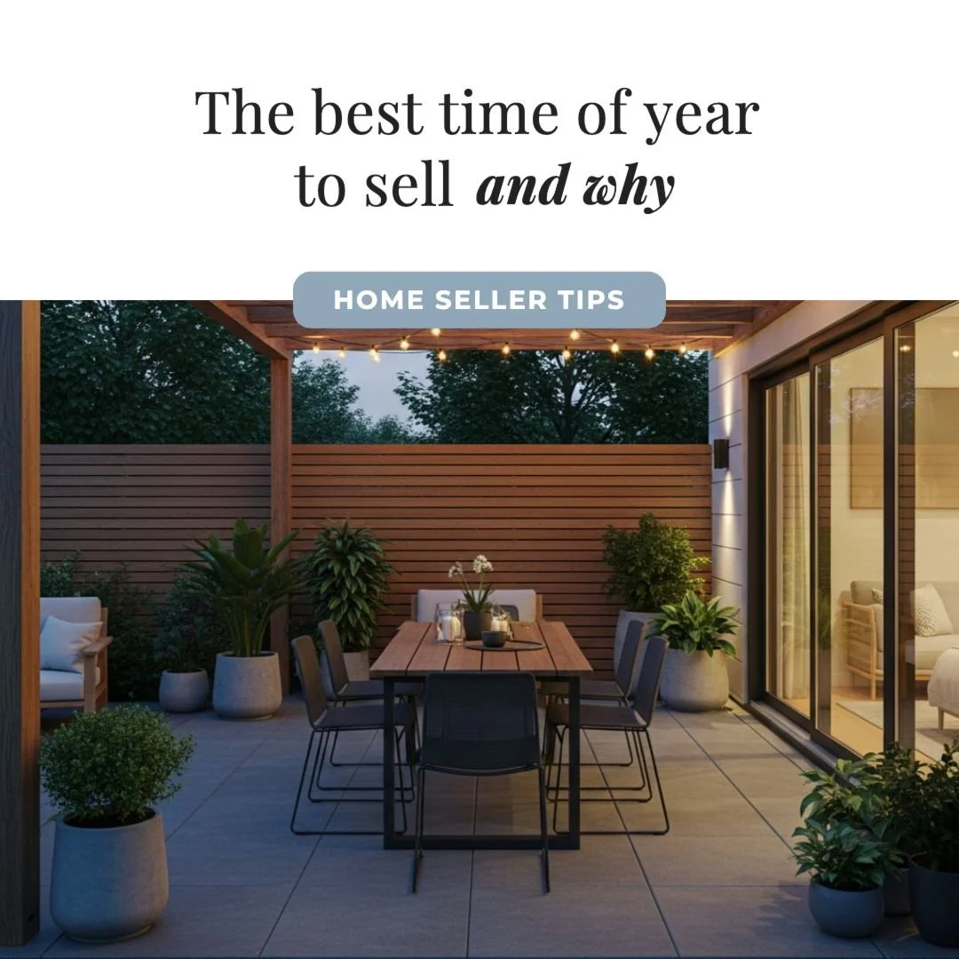 Wondering when&rsquo;s the best time to sell your home? ⏳🏡

While homes sell year-round, spring and early summer tend to bring the most buyers&mdash;and often the best offers. Why?

☀️ Curb appeal is at its peak
📅 Families want to move before 