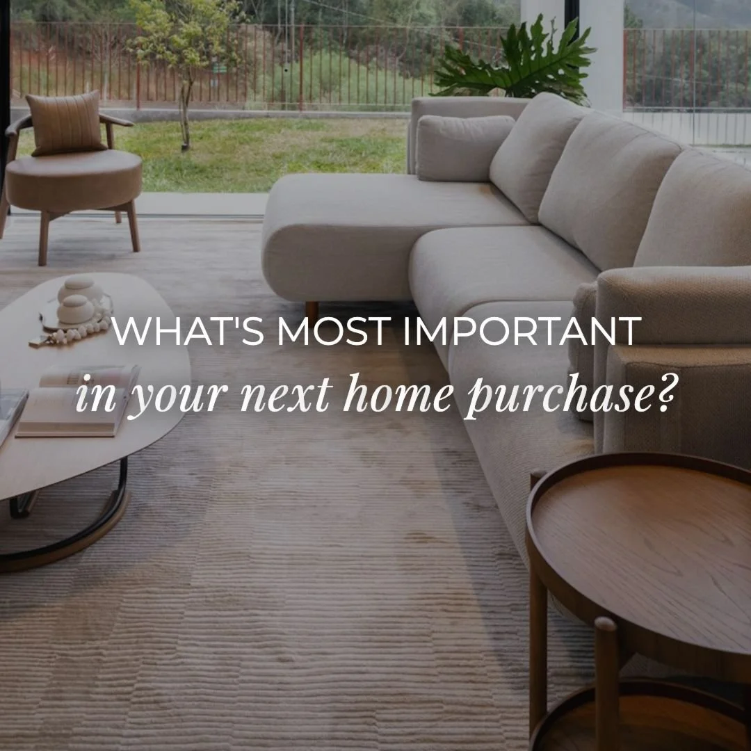What matters most in your next home purchase? 🏡

Buying a home is about more than just the price&mdash;it&rsquo;s about finding a place that fits your lifestyle and long-term goals. Maybe it&rsquo;s the location near work or schools, the layout th