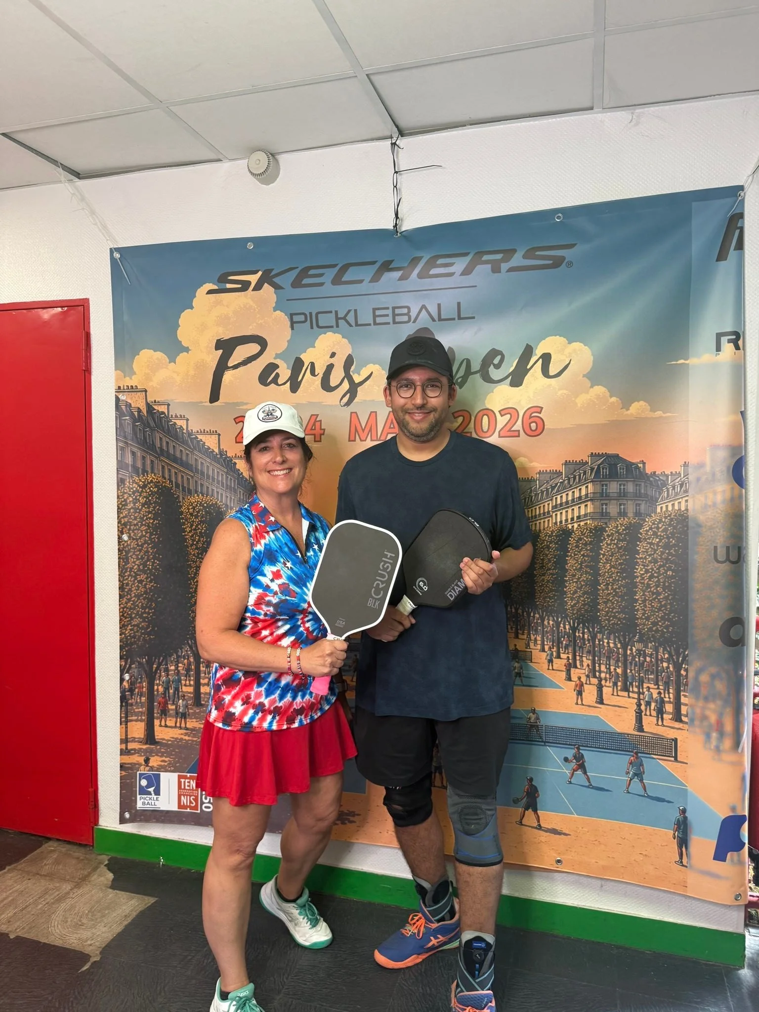 Recap from today. Poor Matine had to put up with my mediocre play but Mayva and Gary had some solid wins that gave them a Bye in the first round. After a huge battle they lost 18-16 to the eventual Gold medal winners. No bling for either of us today 