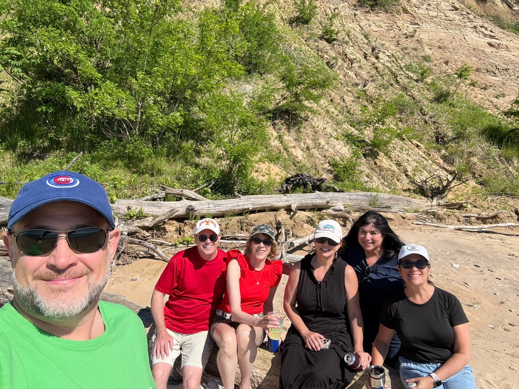 A beautiful day to walk on the beach with great friends SouthHavenKing