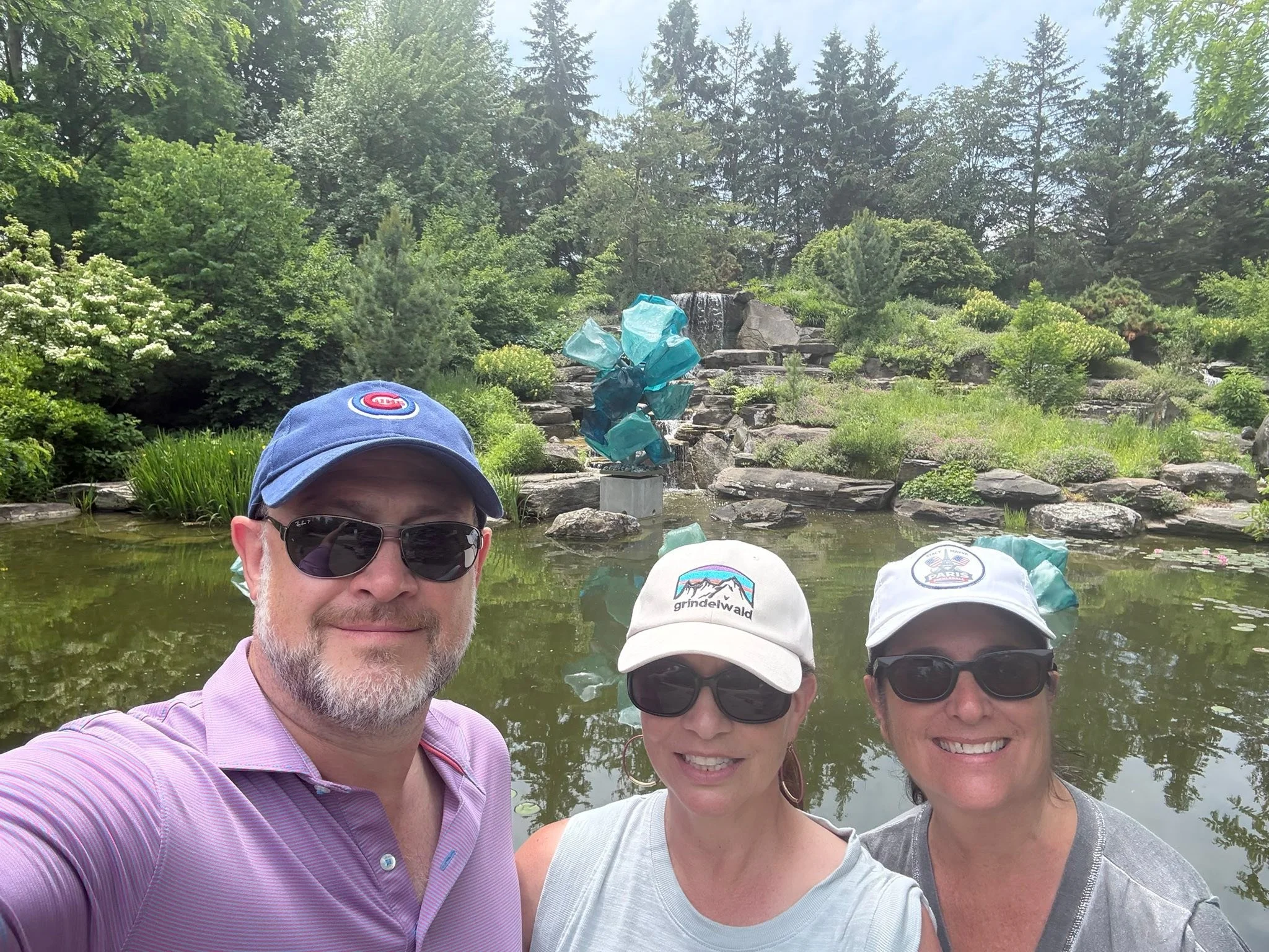 A beautiful summer Monday with Chihuly in the garden.