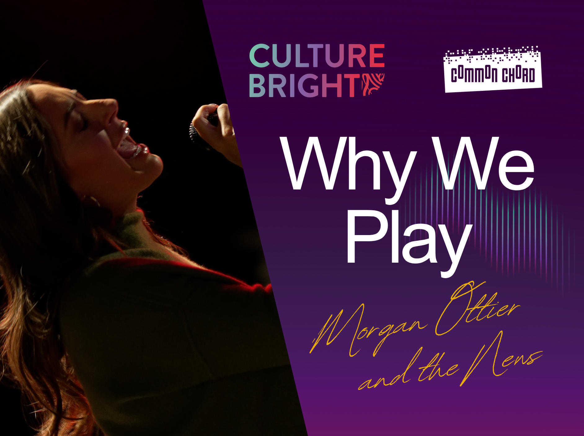 Morgan Ottier &amp; the News: Why We Play Series