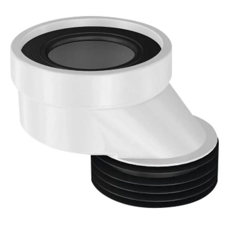 A white adjustable camera or projector mount with a black base.
