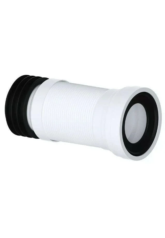 A white cylindrical object with black end caps, resembling a telescope or camera lens component.