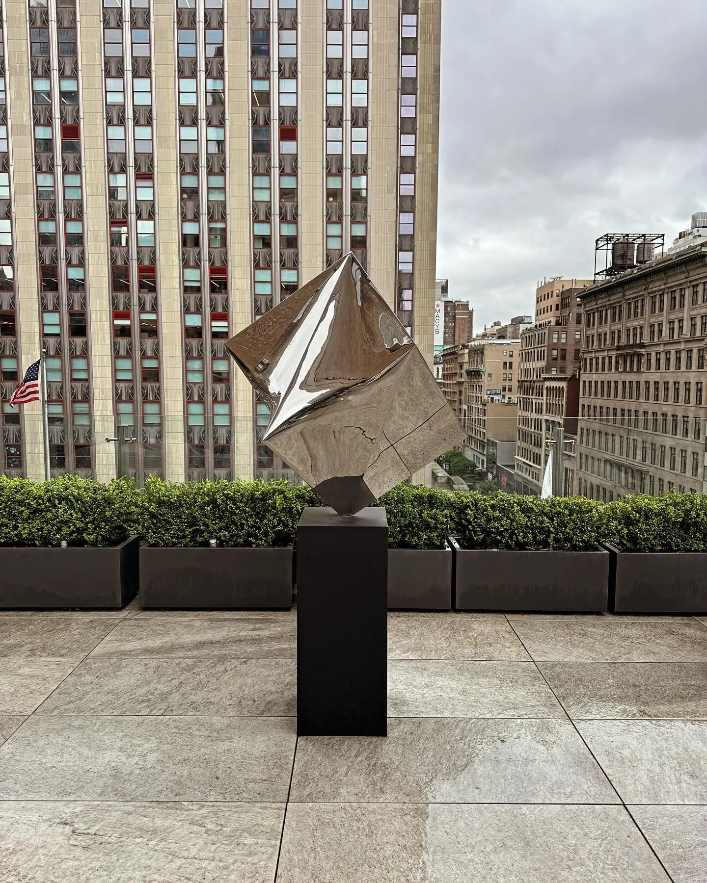 #Rooftop garden#empirestatebuilding #manhattenrooftop #newyorkcitygardens