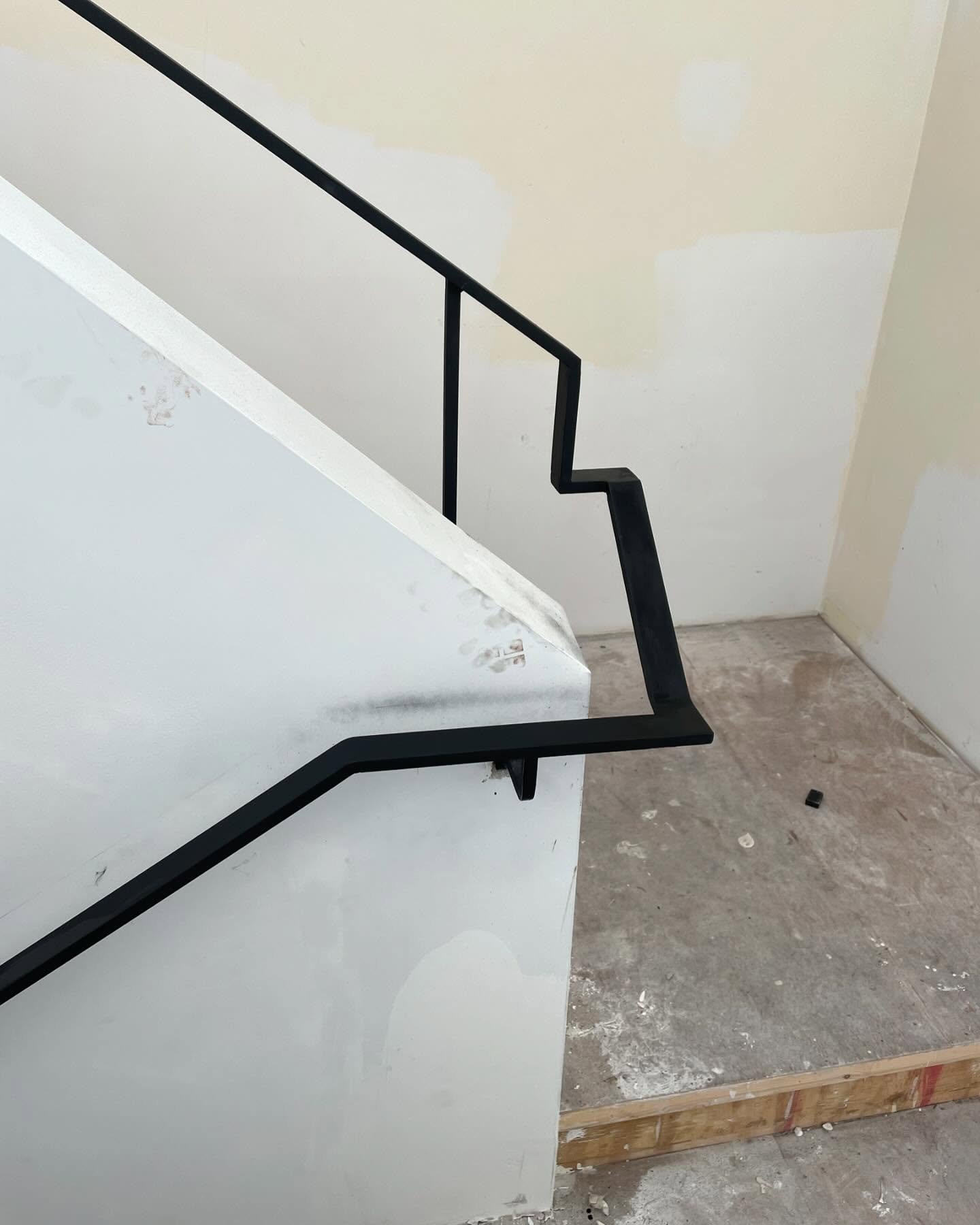 Steel, hand-forged railing