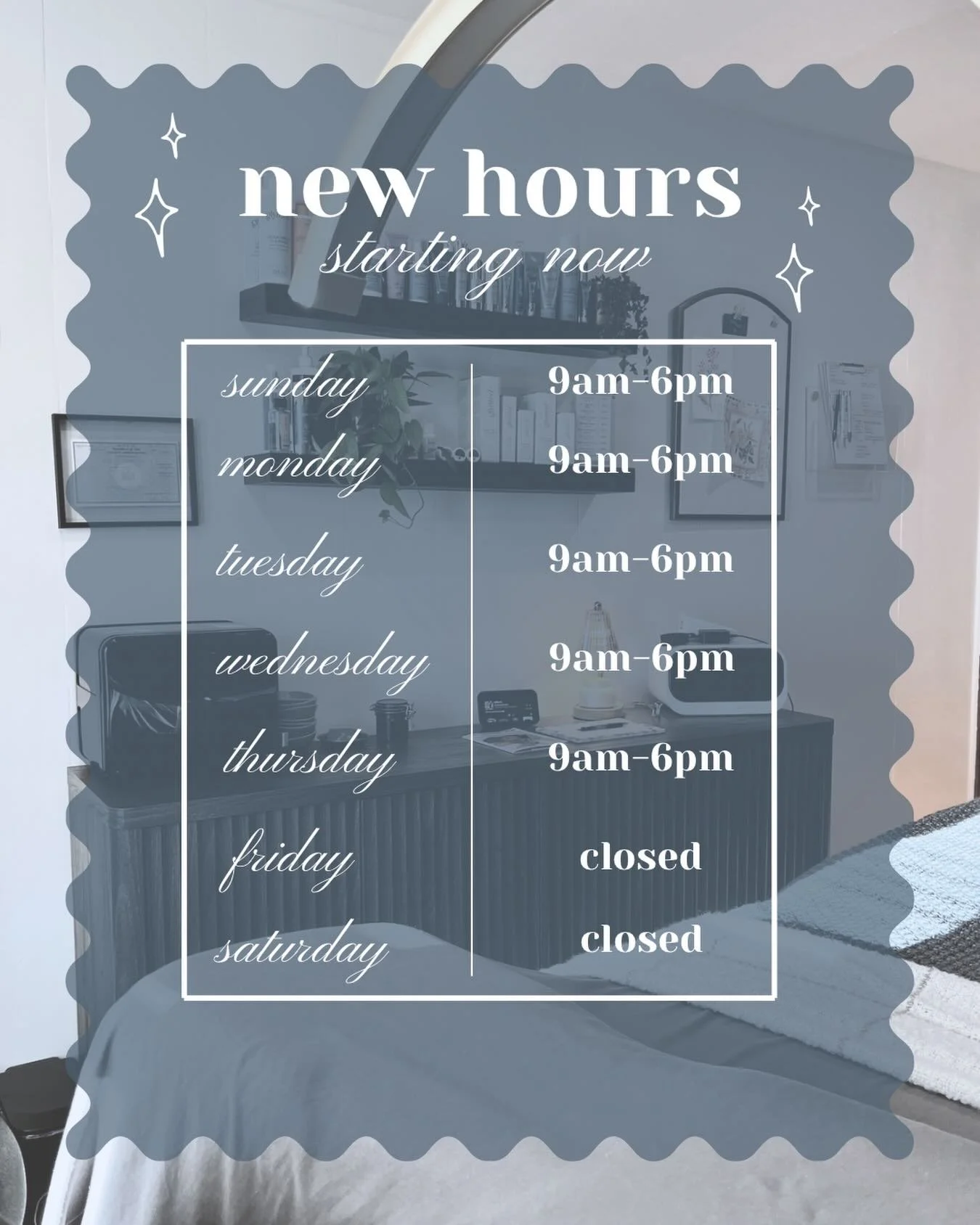 A gentle shift at Skn by Syd 🕊️
Now welcoming you Sunday&ndash;Thursday for intentional skincare and naturally enhancing lash extensions 🫧🤍