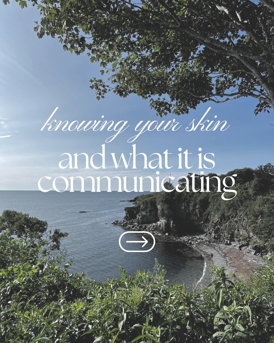 Listening to your skin is the first step to caring for it 🤍