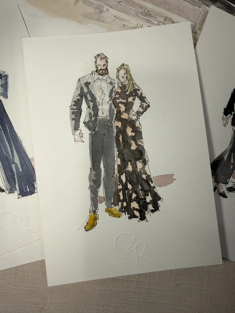 Northshore Live Wedding Guest Portrait Artist17.jpeg